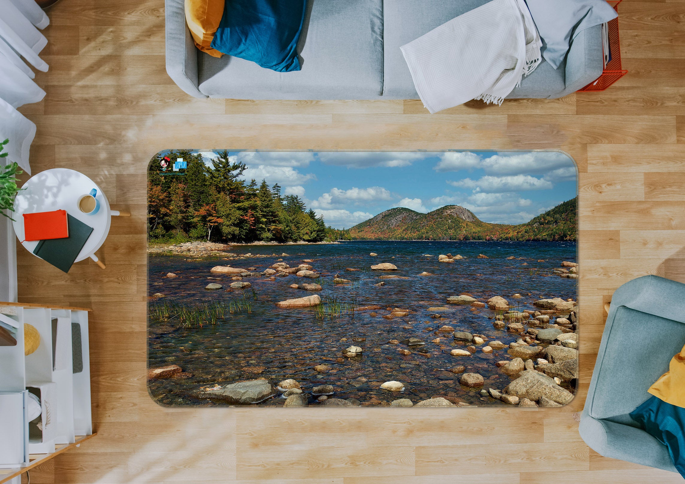 3D Stone Creek 62213 Kathy Barefield Rug Non Slip Rug Mat