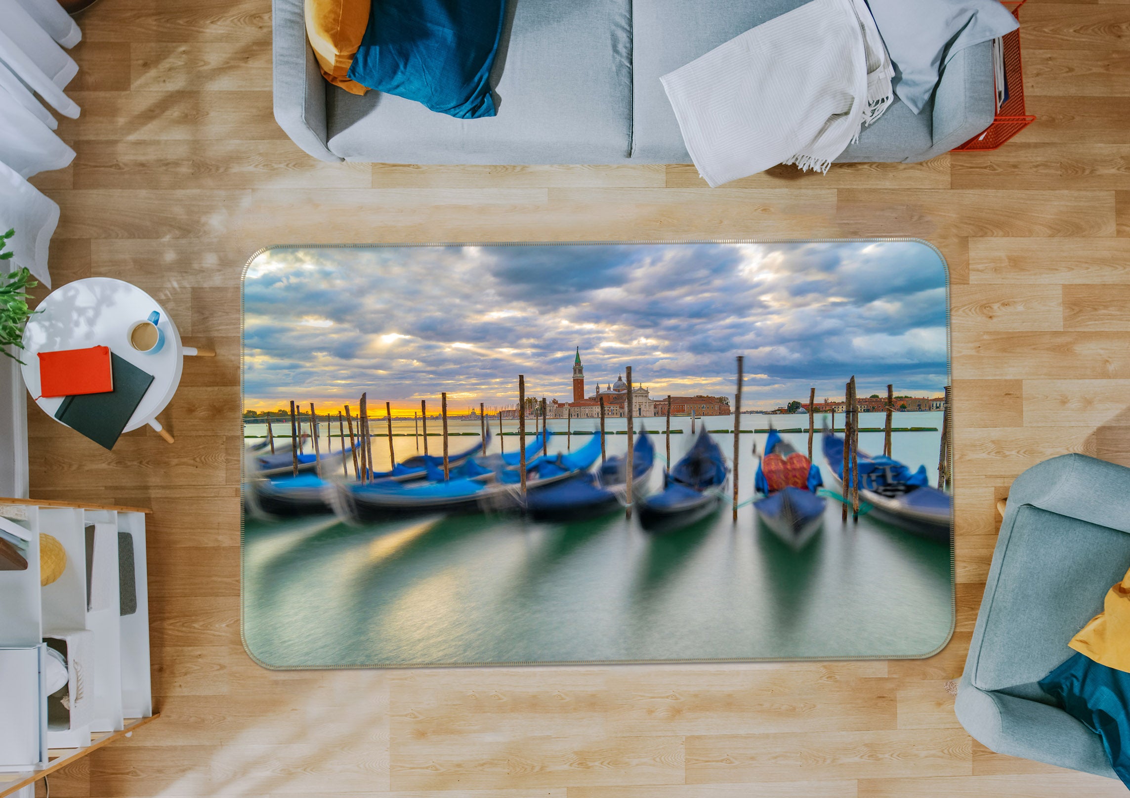 3D Regatta 1172 Marco Carmassi Rug Non Slip Rug Mat