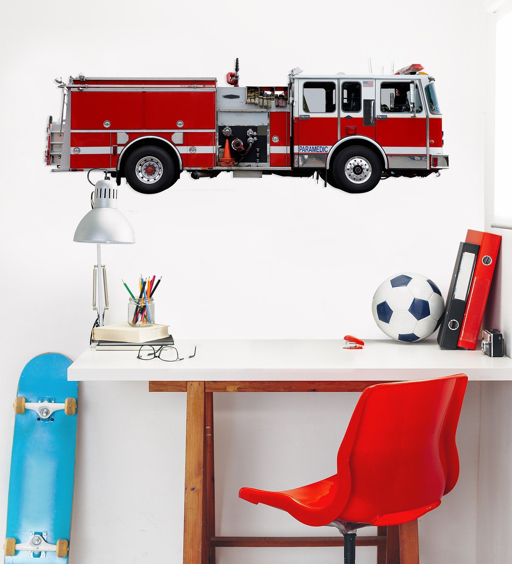 3D Red Truck 144 Vehicles Wallpaper AJ Wallpaper