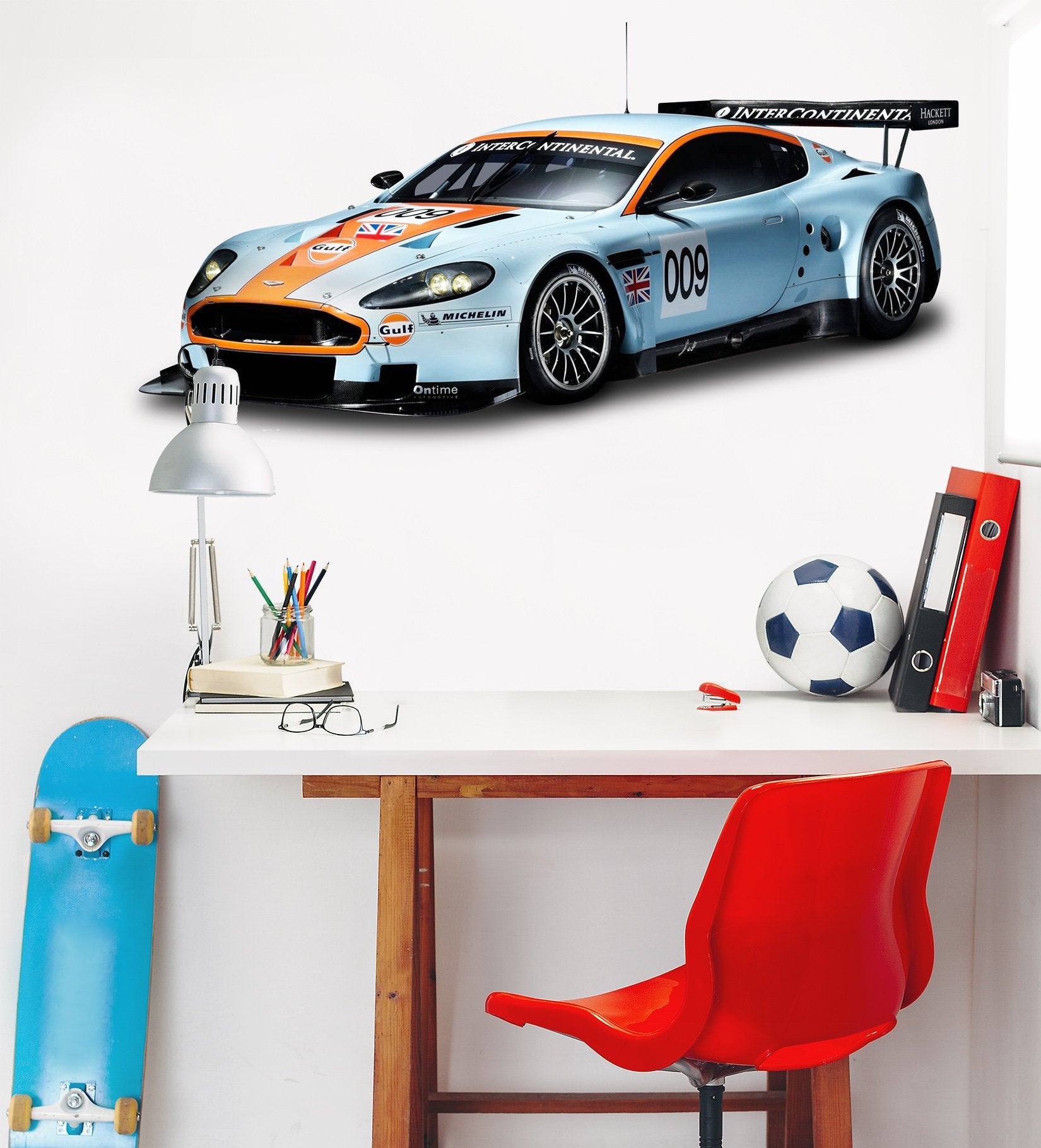 3D Gulf Racing Aston Martin 163 Vehicles Wallpaper AJ Wallpaper