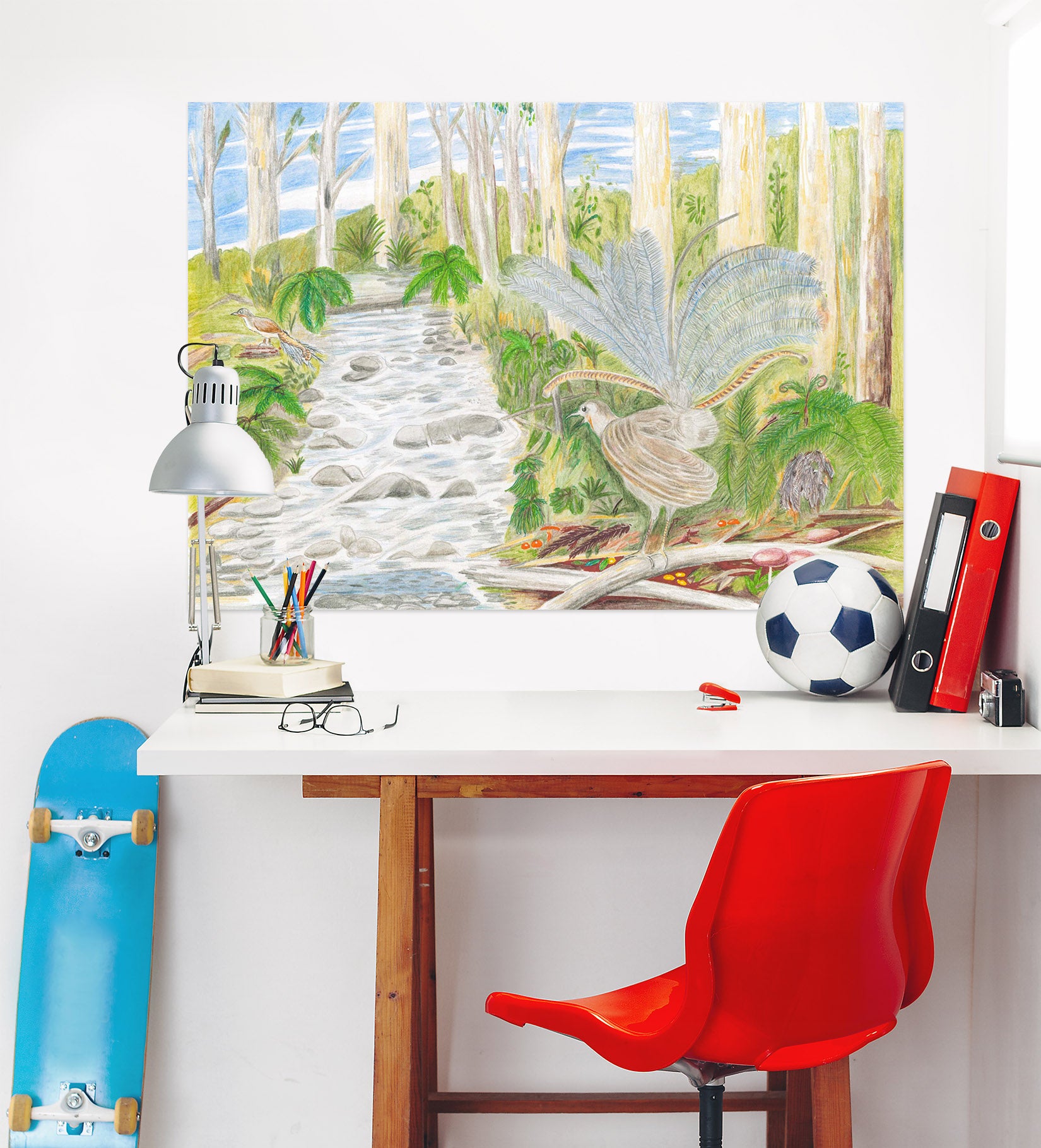 3D Forest Path 020 Michael Sewell Wall Sticker