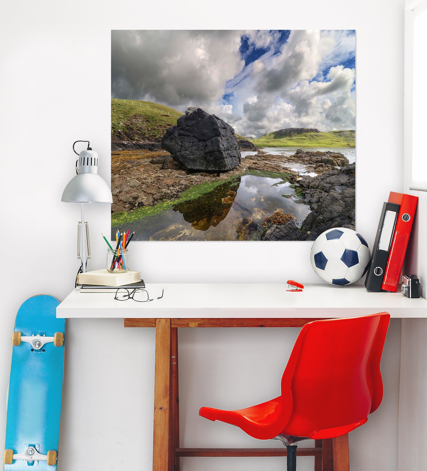 3D Black Stones 111 Jerry LoFaro Wall Sticker