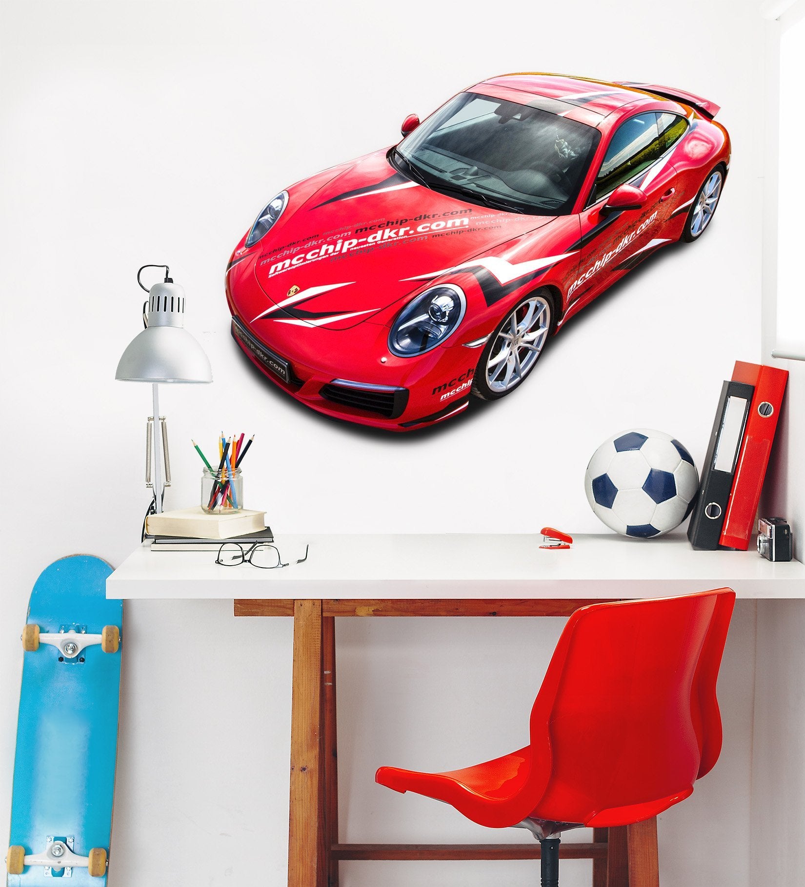 3D Sport Car Red 0272 Vehicles Wallpaper AJ Wallpaper
