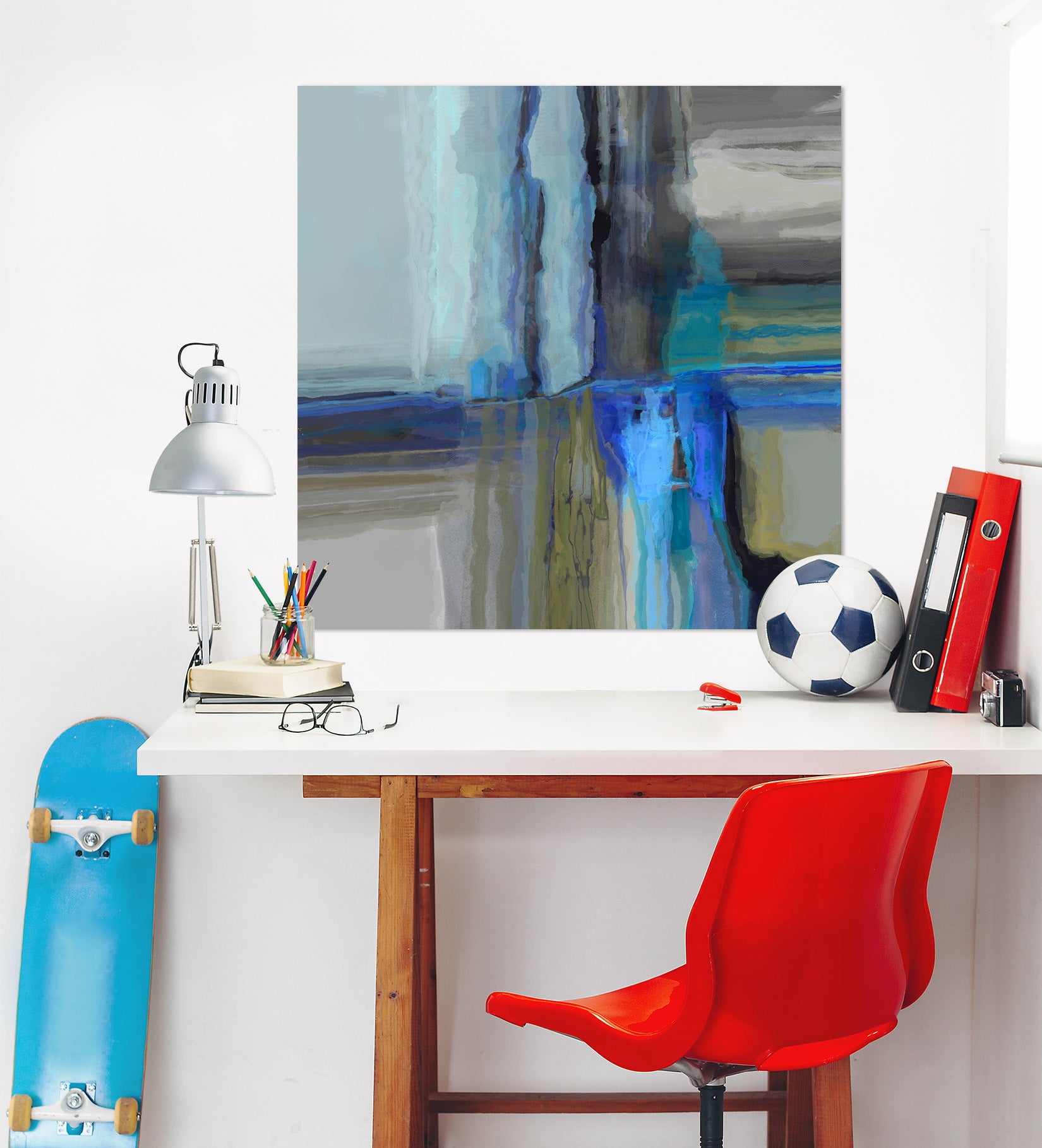 3D Colorful Pool 010 Michael Tienhaara Wall Sticker