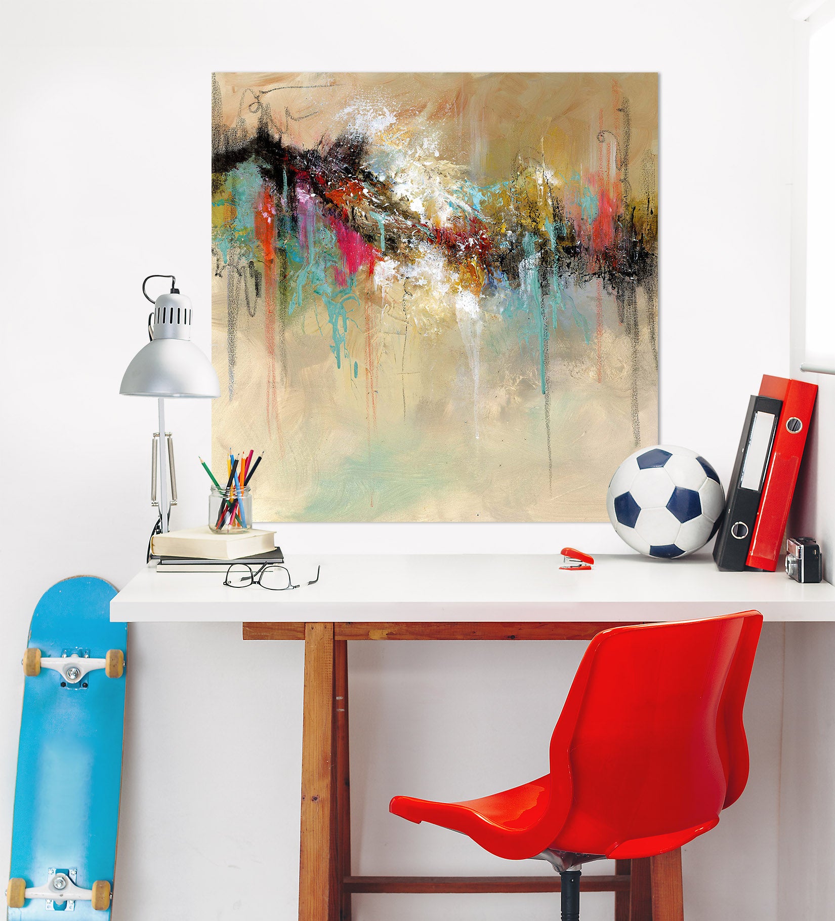 3D Color Graffiti 005 Anne Farrall Doyle Wall Sticker