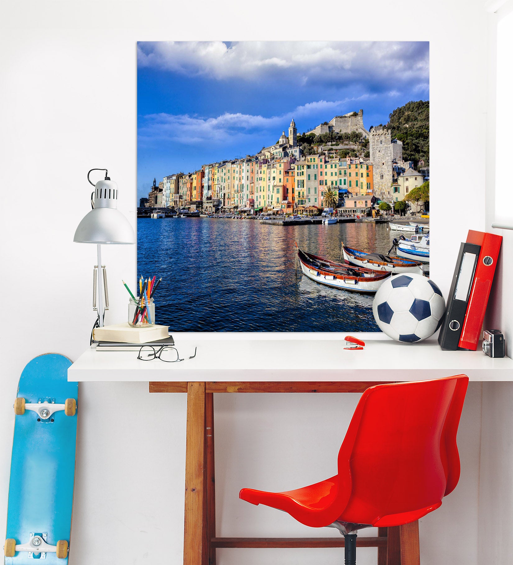 3D Waterside City 110 Marco Carmassi Wall Sticker