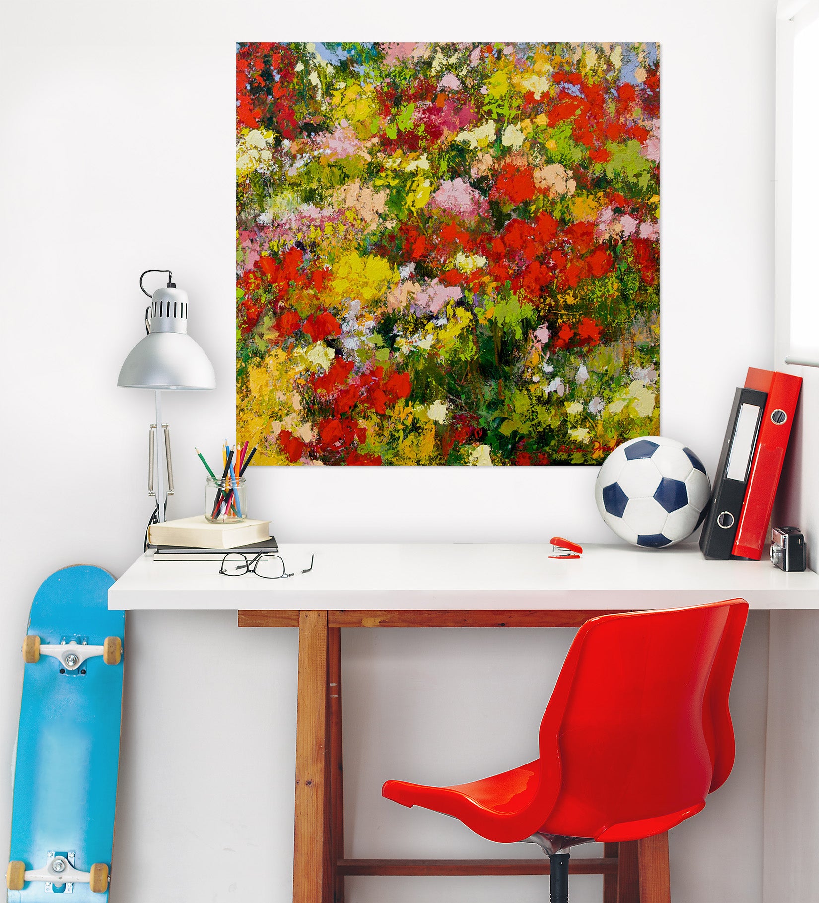 3D Field Flowers 012 Allan P. Friedlander Wall Sticker