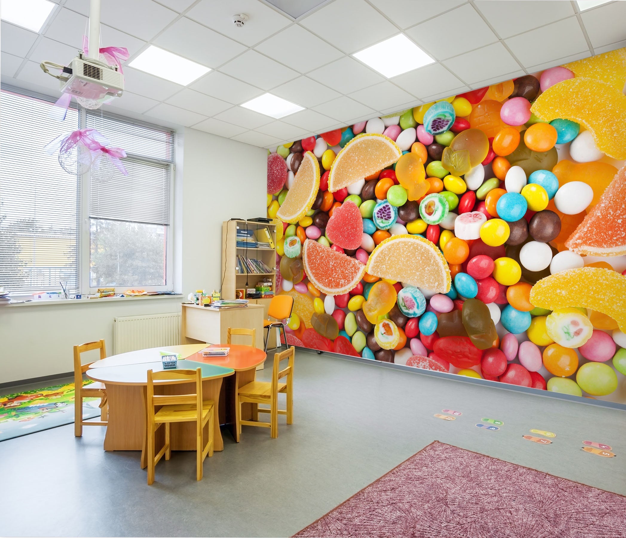 3D Delicious Sugar 004 Wall Murals Wallpaper AJ Wallpaper 2