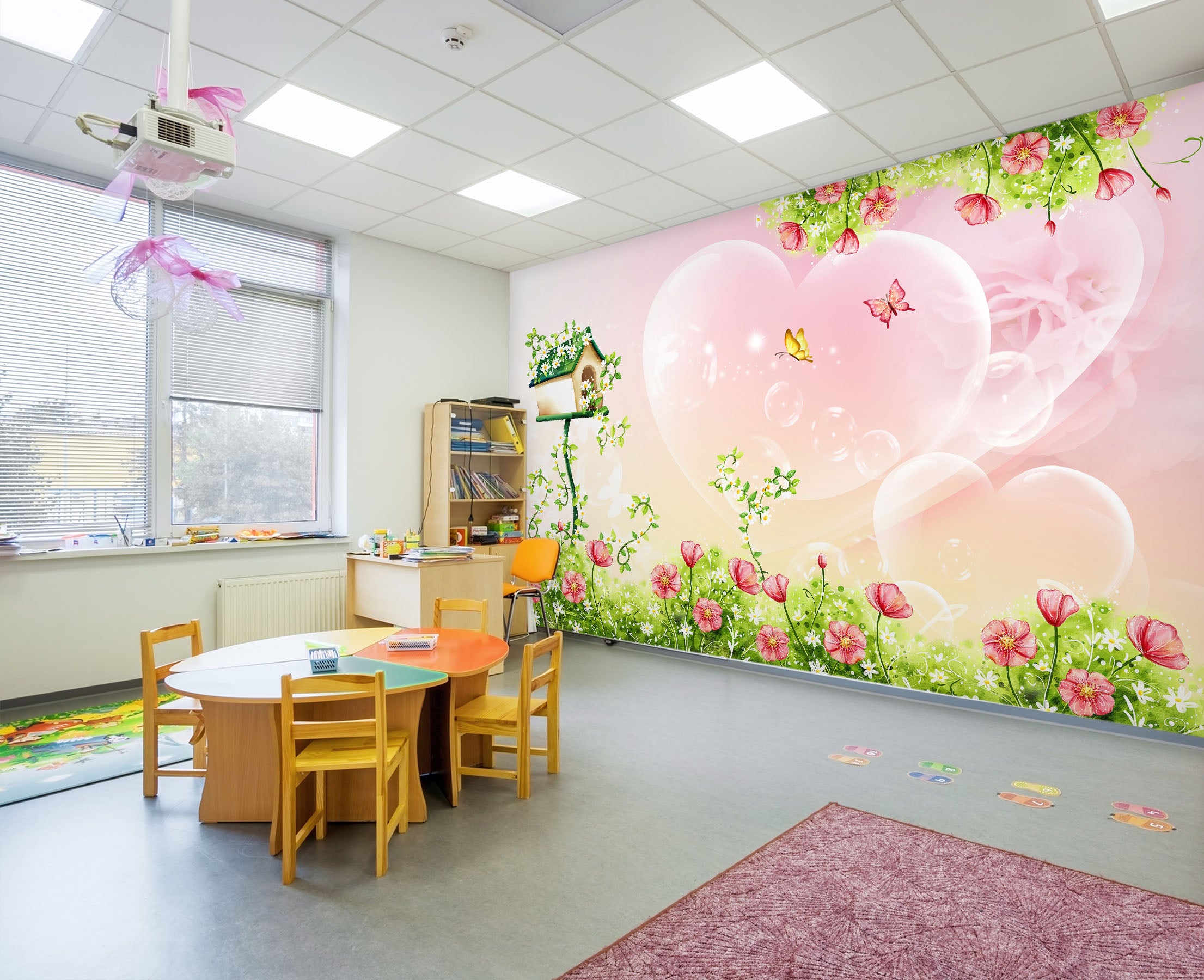 3D Cartoon Mailbox 294 Wall Murals