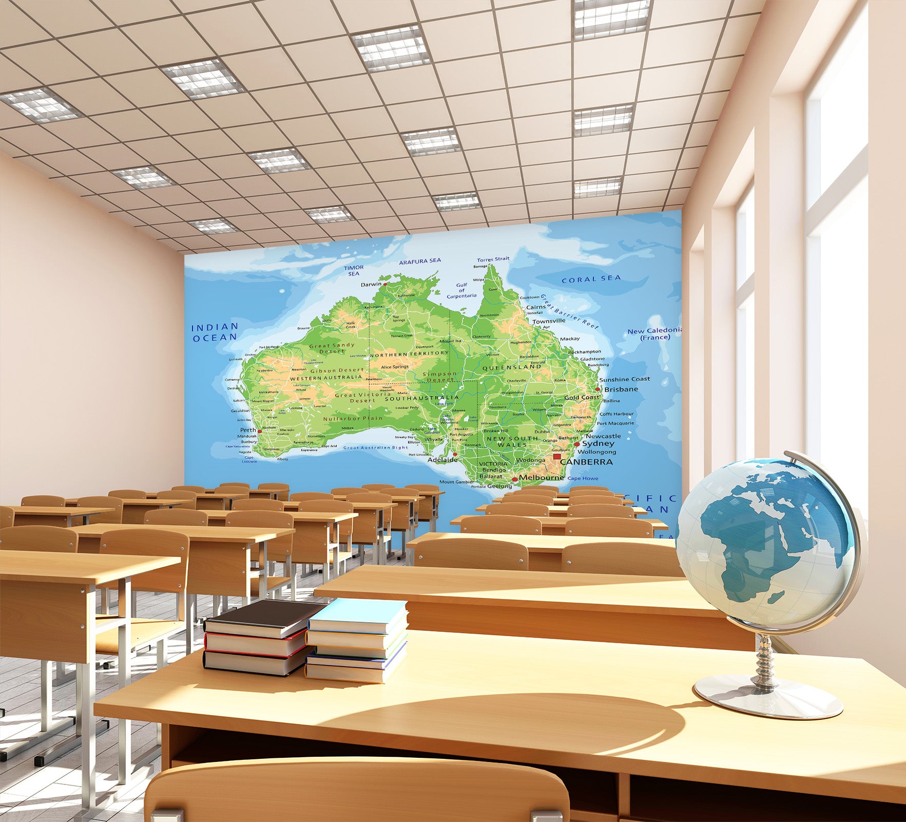 3D Map 57195 Wall Murals