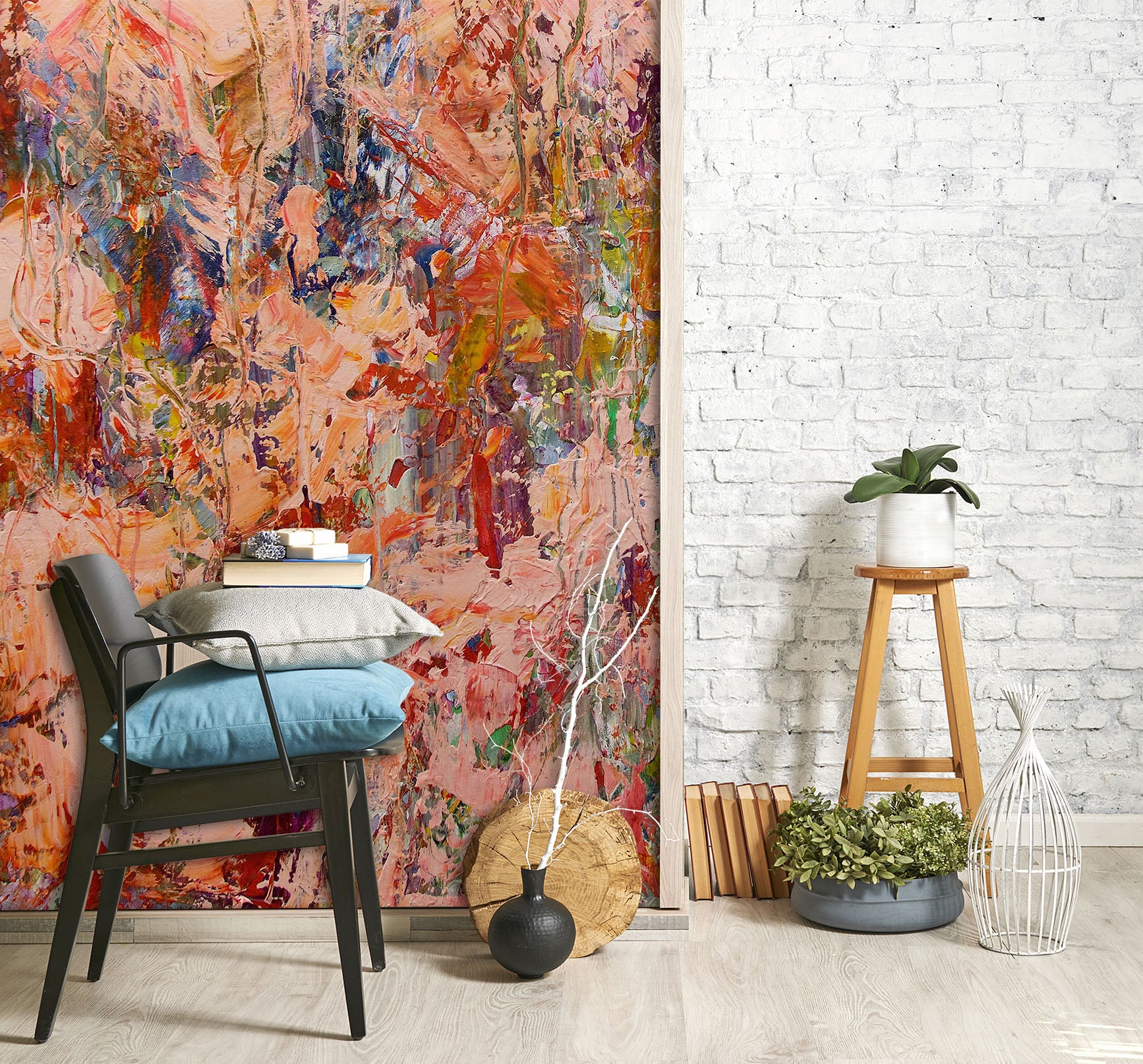 3D Red Maple 275 Allan P. Friedlander Wall Mural Wall Murals