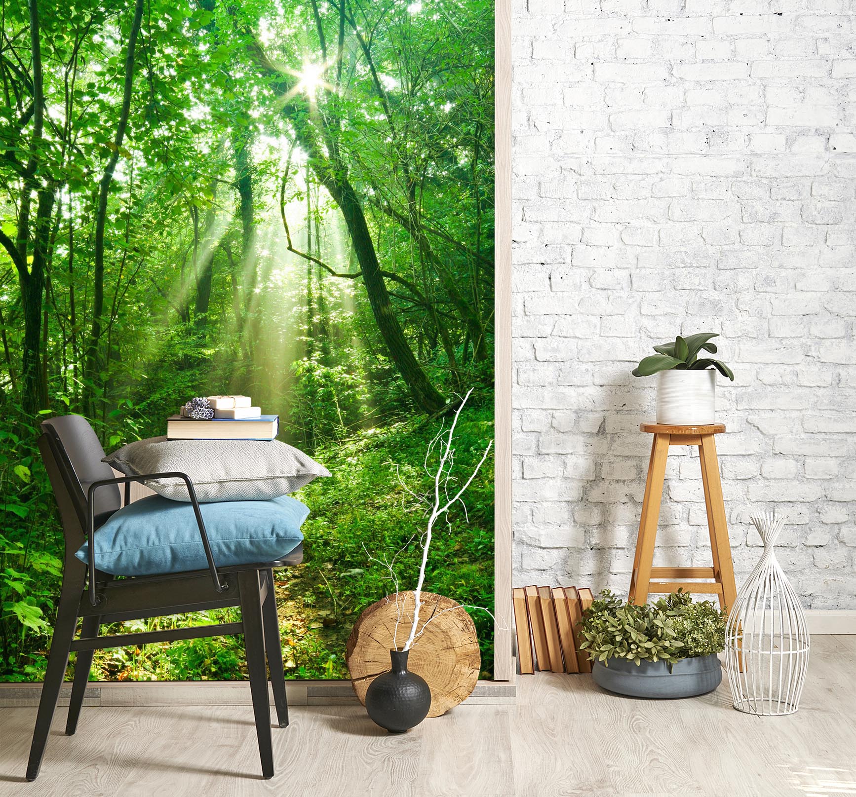 3D Woods Forest 112 Wall Murals Wallpaper AJ Wallpaper