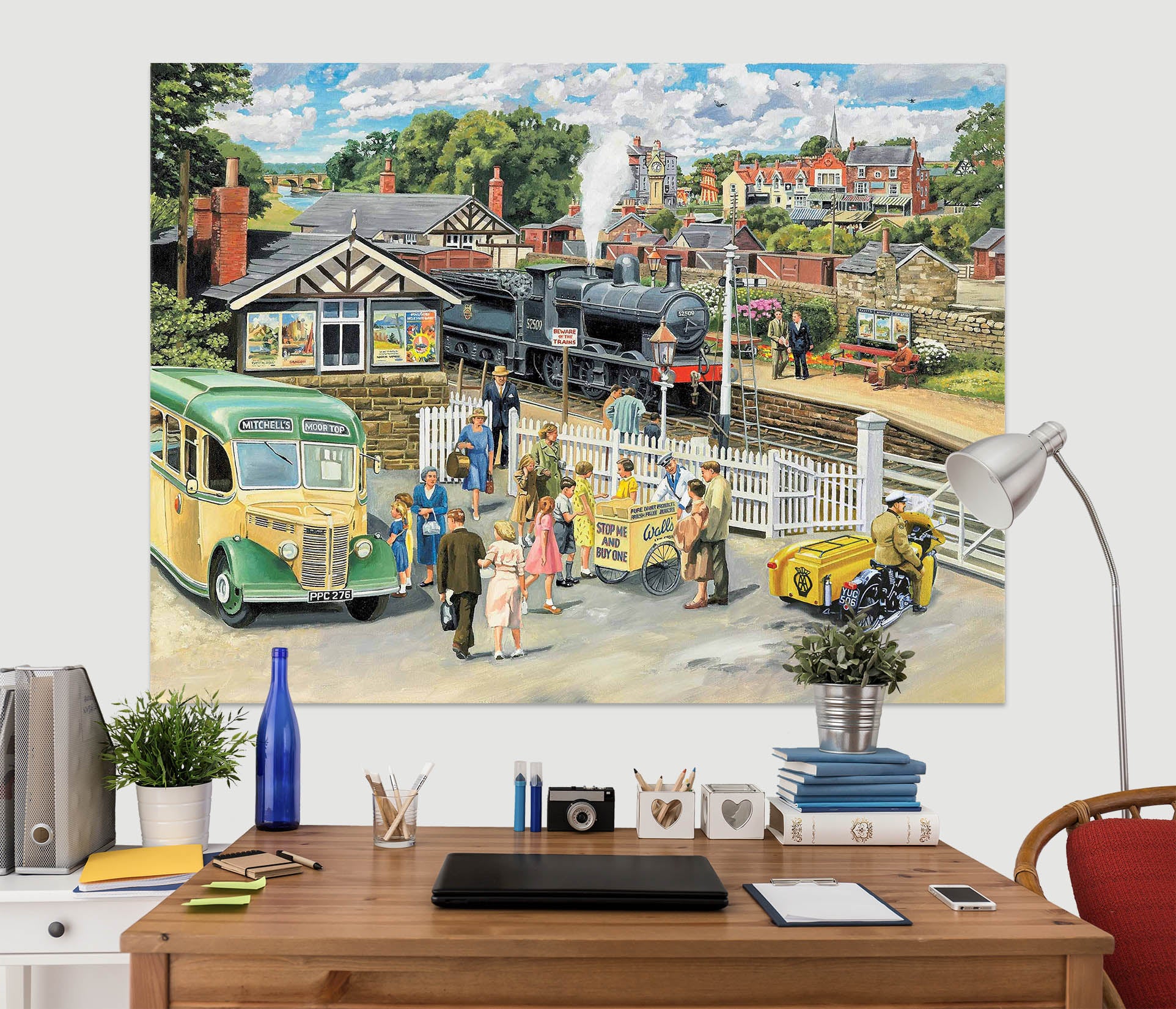 3D Selling Icecream 059 Trevor Mitchell Wall Sticker