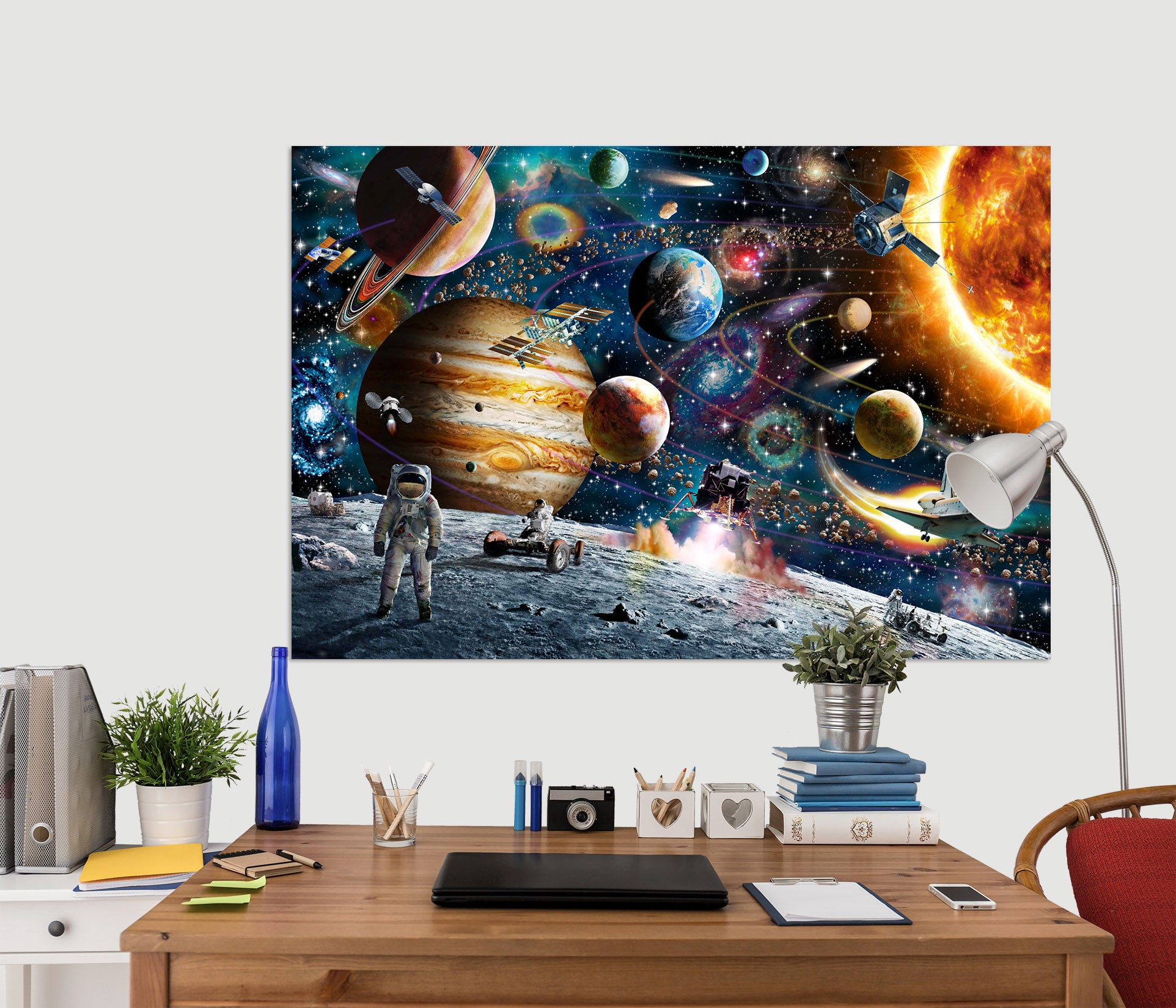 3D Space Odyssey 004 Adrian Chesterman Wall Sticker