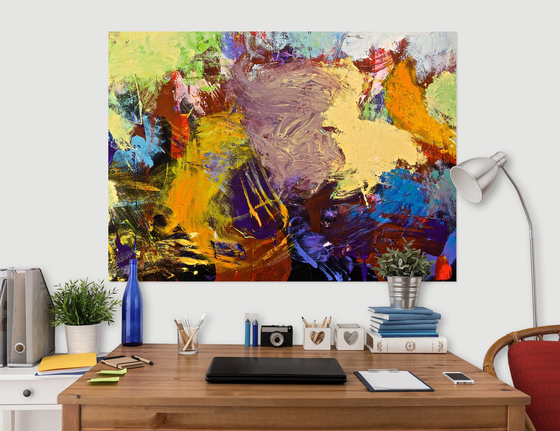 3D Painted Fireworks 015 Allan P. Friedlander Wall Sticker