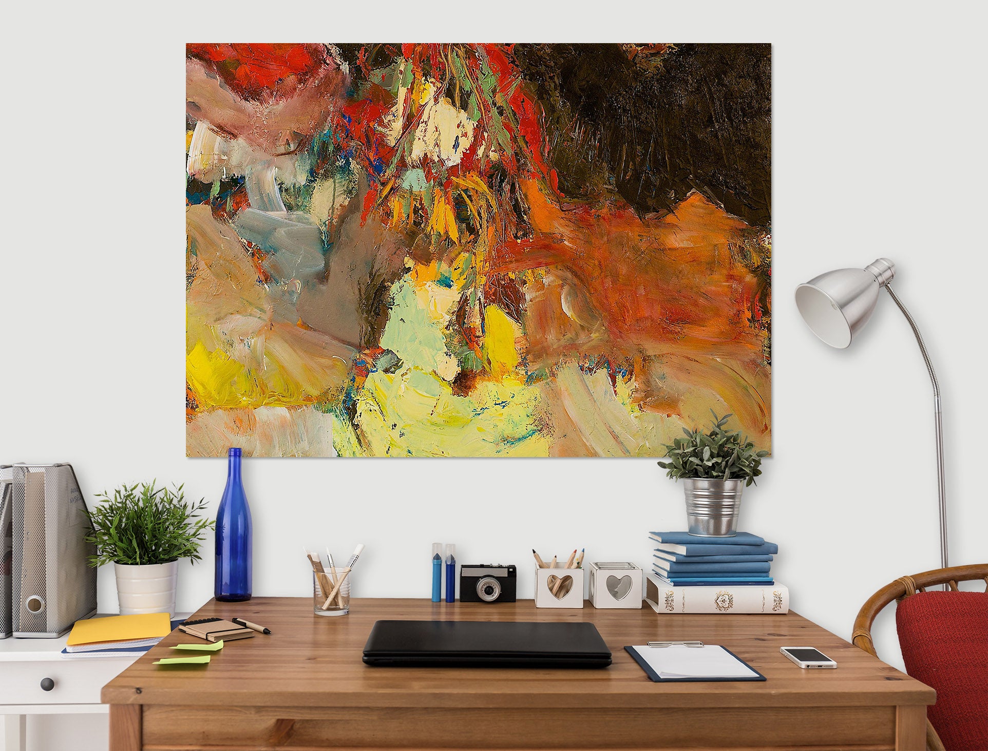 3D Yellow Valley 001 Allan P. Friedlander Wall Sticker