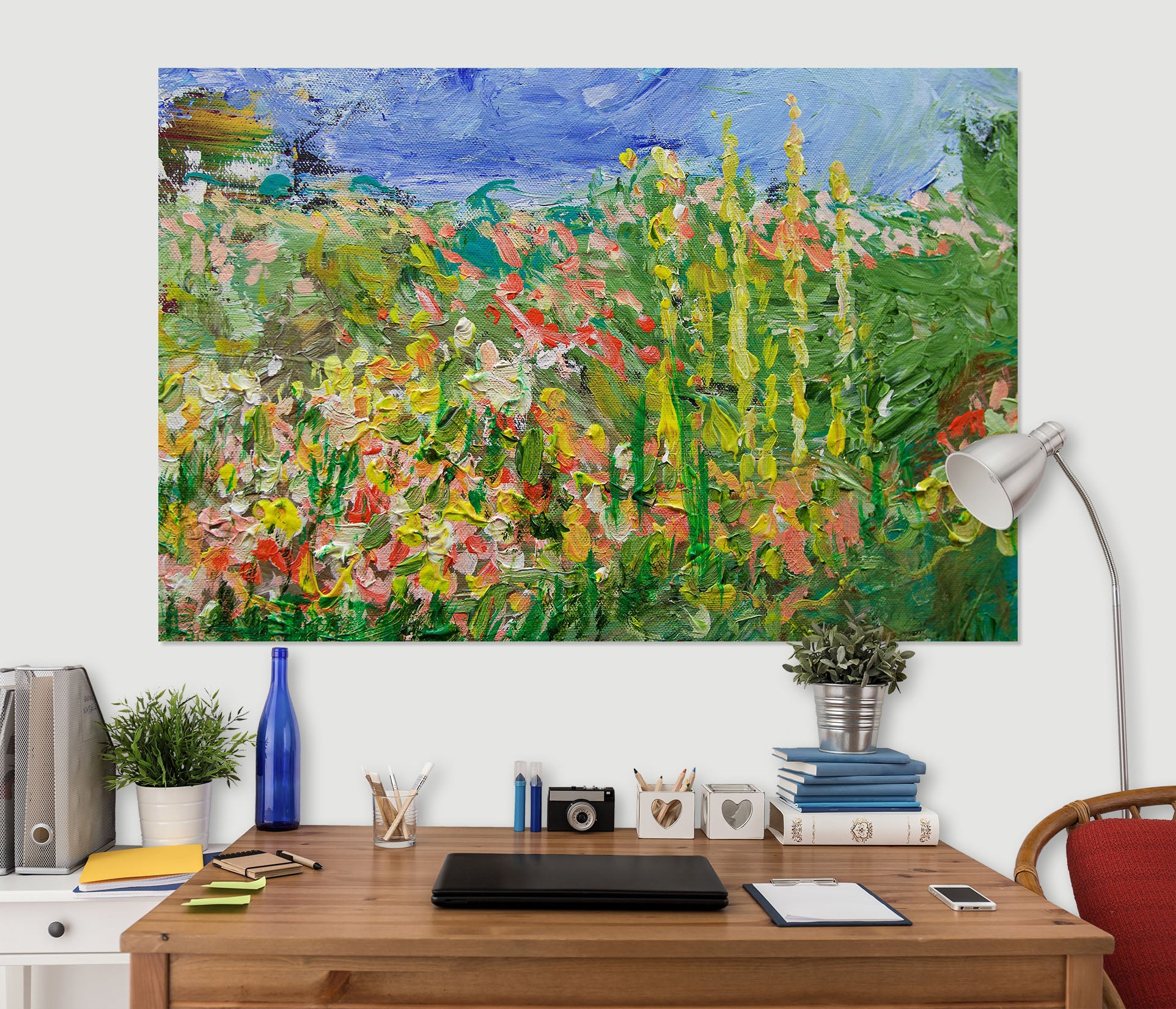 3D Grassland Flowers 325 Allan P. Friedlander Wall Sticker