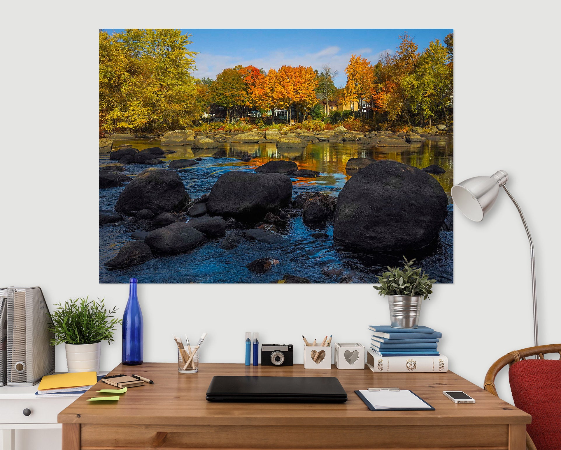 3D Stone River 114 Jerry LoFaro Wall Sticker