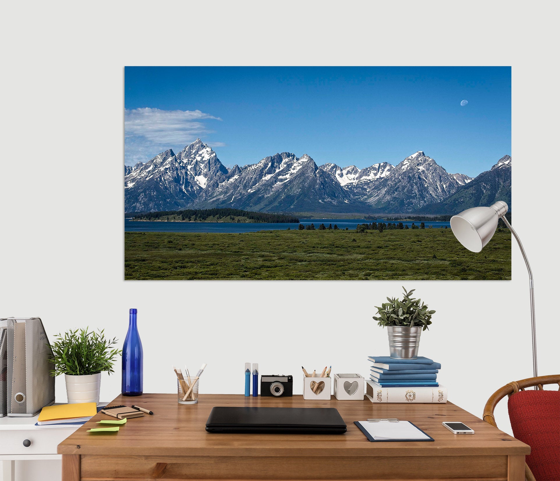 3D Snow Mountain 019 Kathy Barefield Wall Sticker