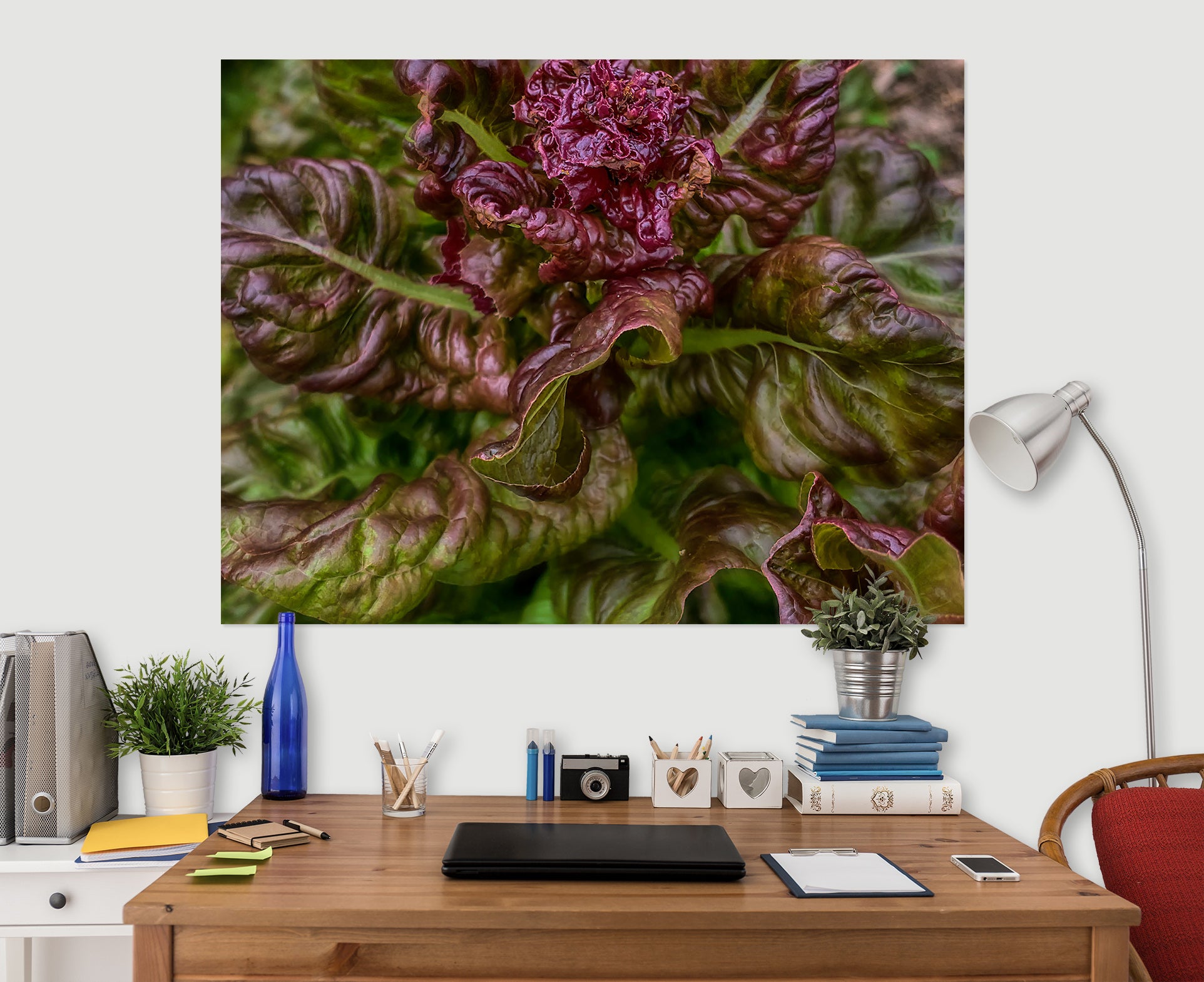 3D Purple Plant 112 Jerry LoFaro Wall Sticker