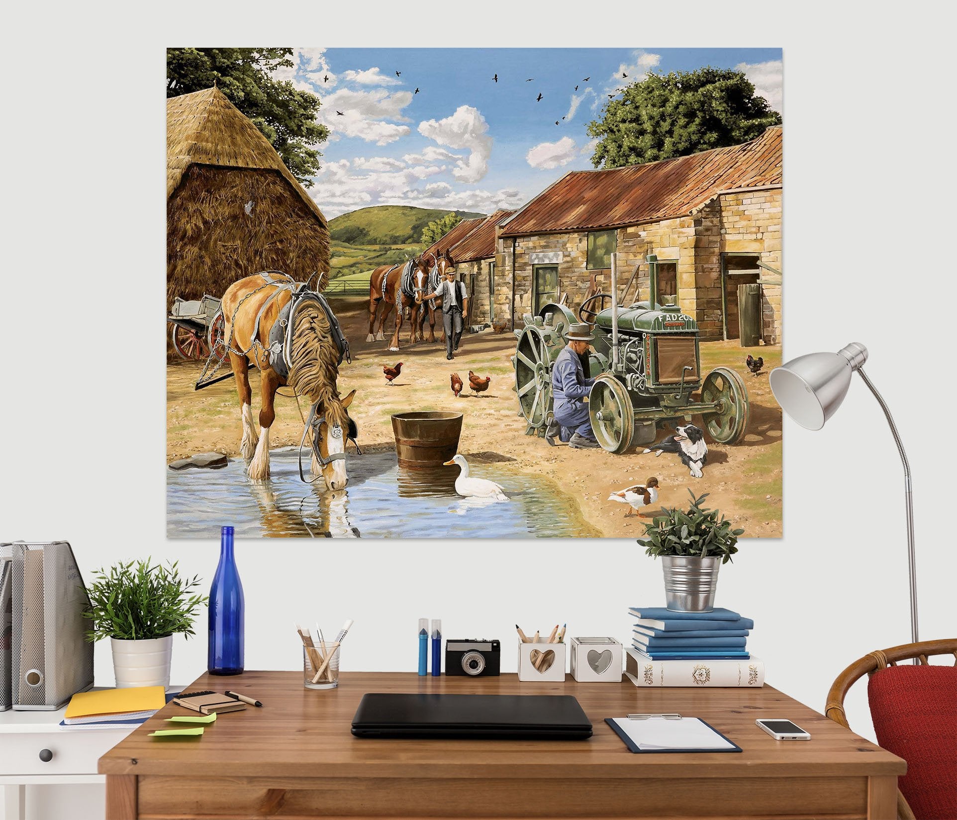 3D Back From The Fields 016 Trevor Mitchell Wall Sticker Wallpaper AJ Wallpaper 2