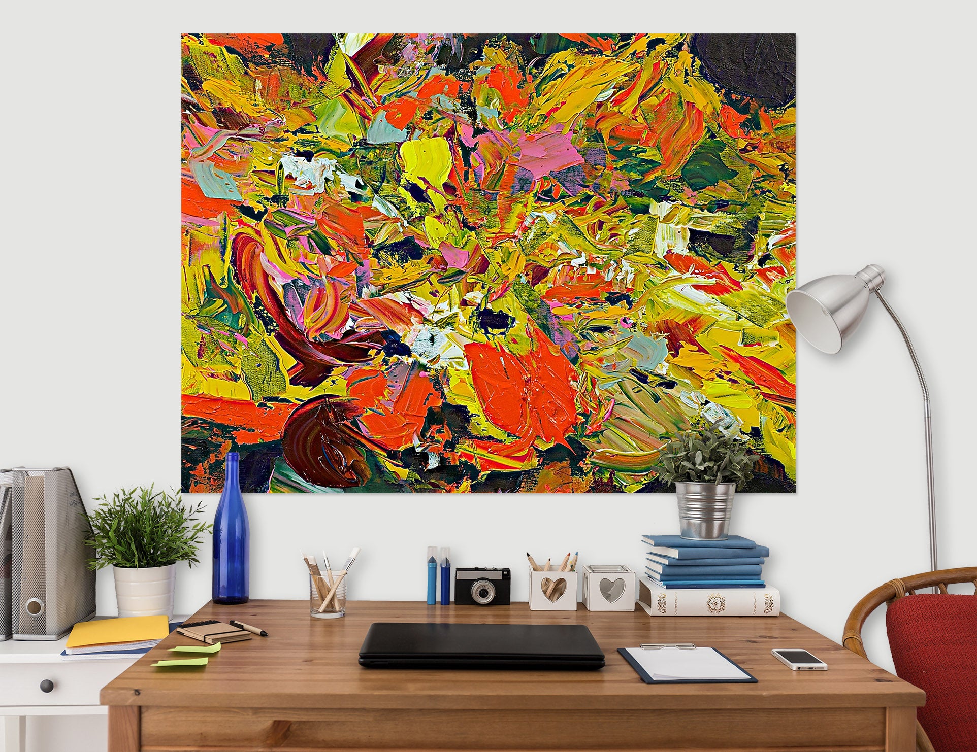 3D Painted Garden 008 Allan P. Friedlander Wall Sticker