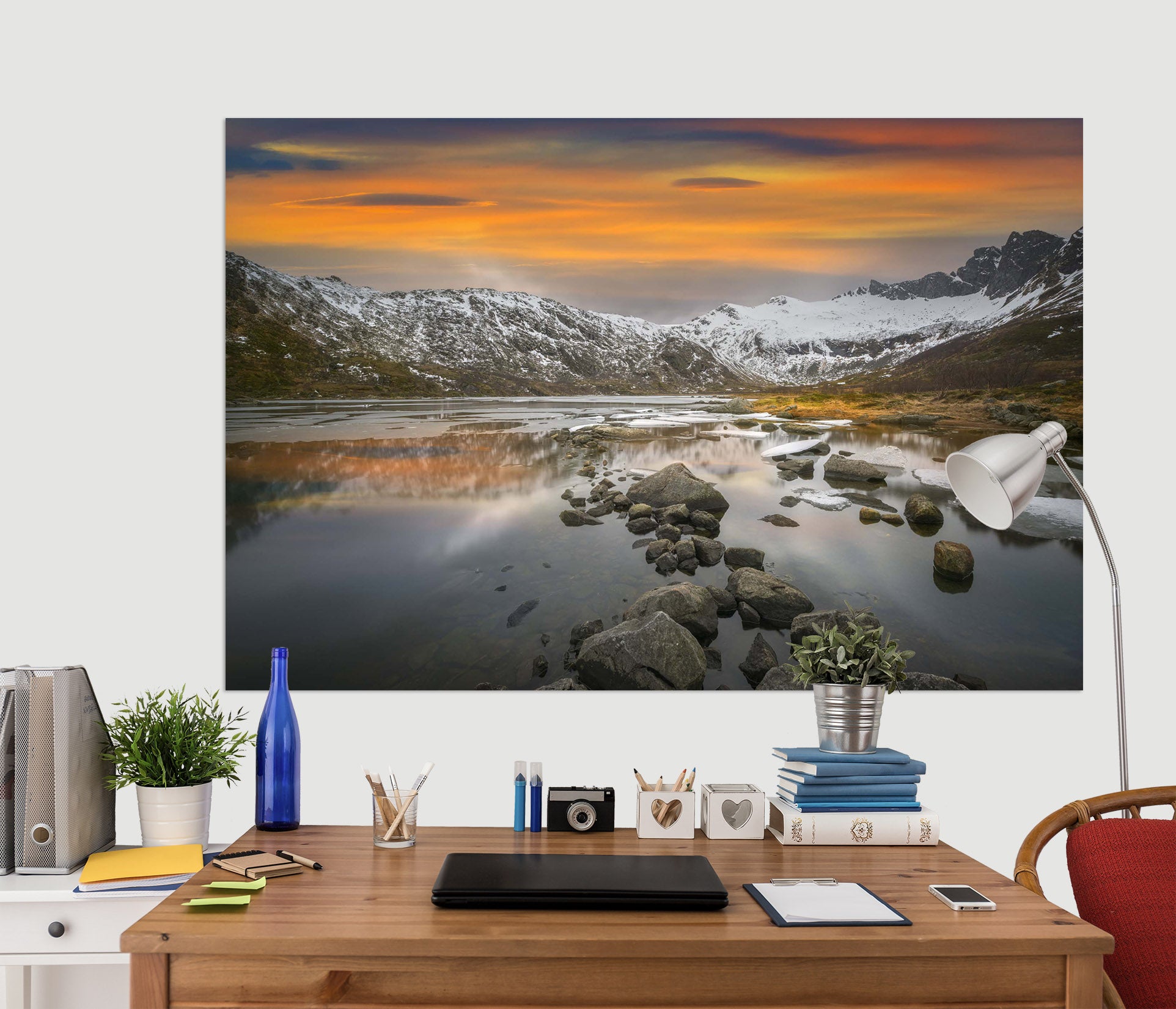 3D Silent River 180 Marco Carmassi Wall Sticker