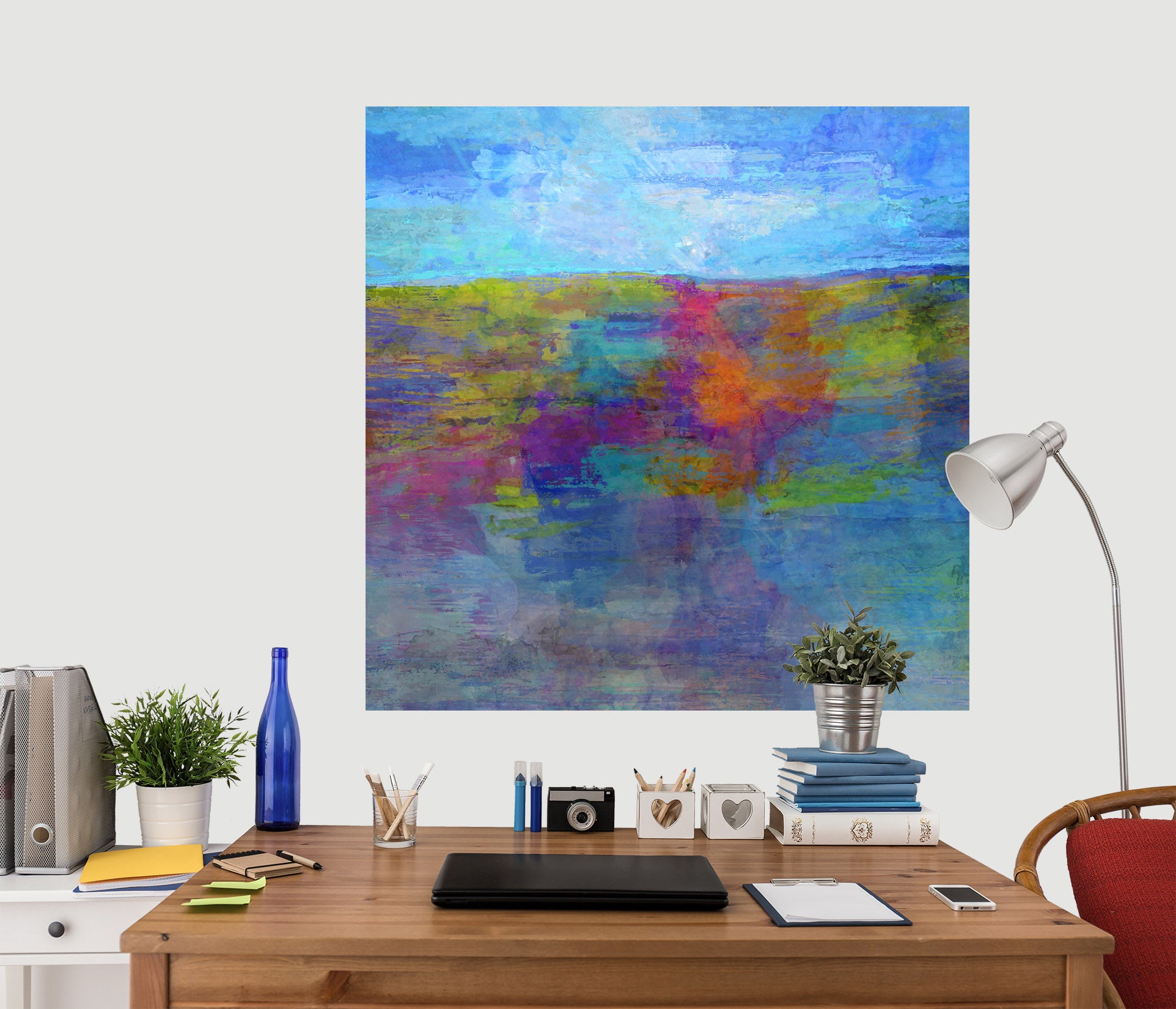 3D Colorful 016 Michael Tienhaara Wall Sticker