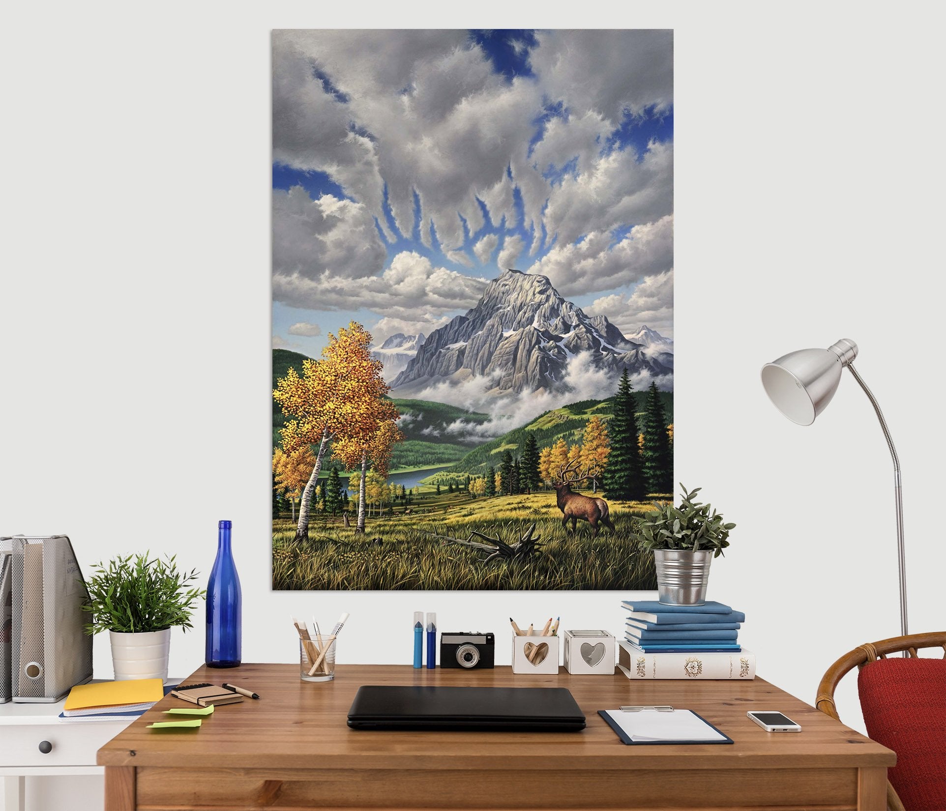 3D Autumn Canyon 027 Jerry LoFaro Wall Sticker Wallpaper AJ Wallpaper 2