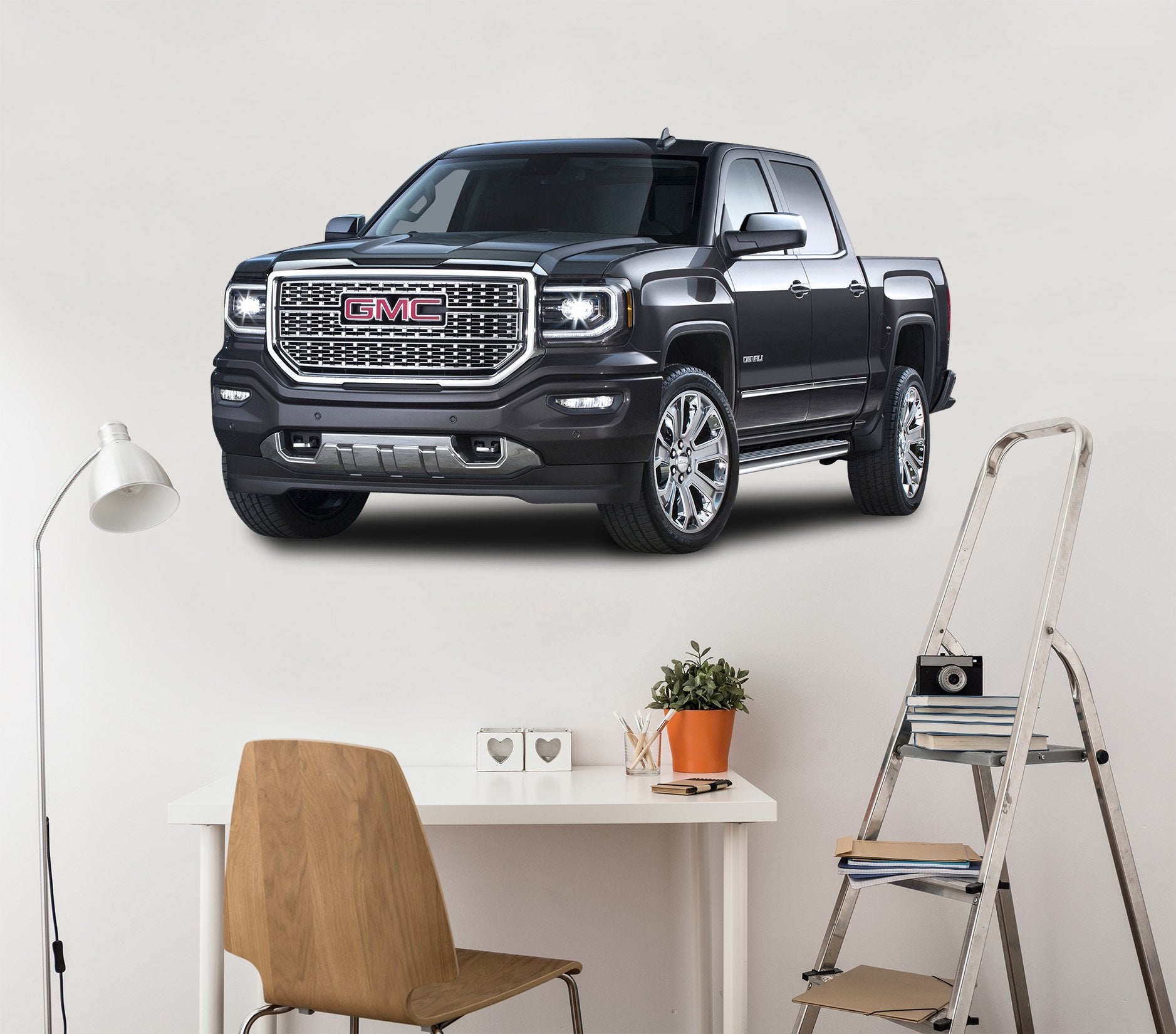 3D Black Pickup Truck 0001 Vehicles Wallpaper AJ Wallpaper