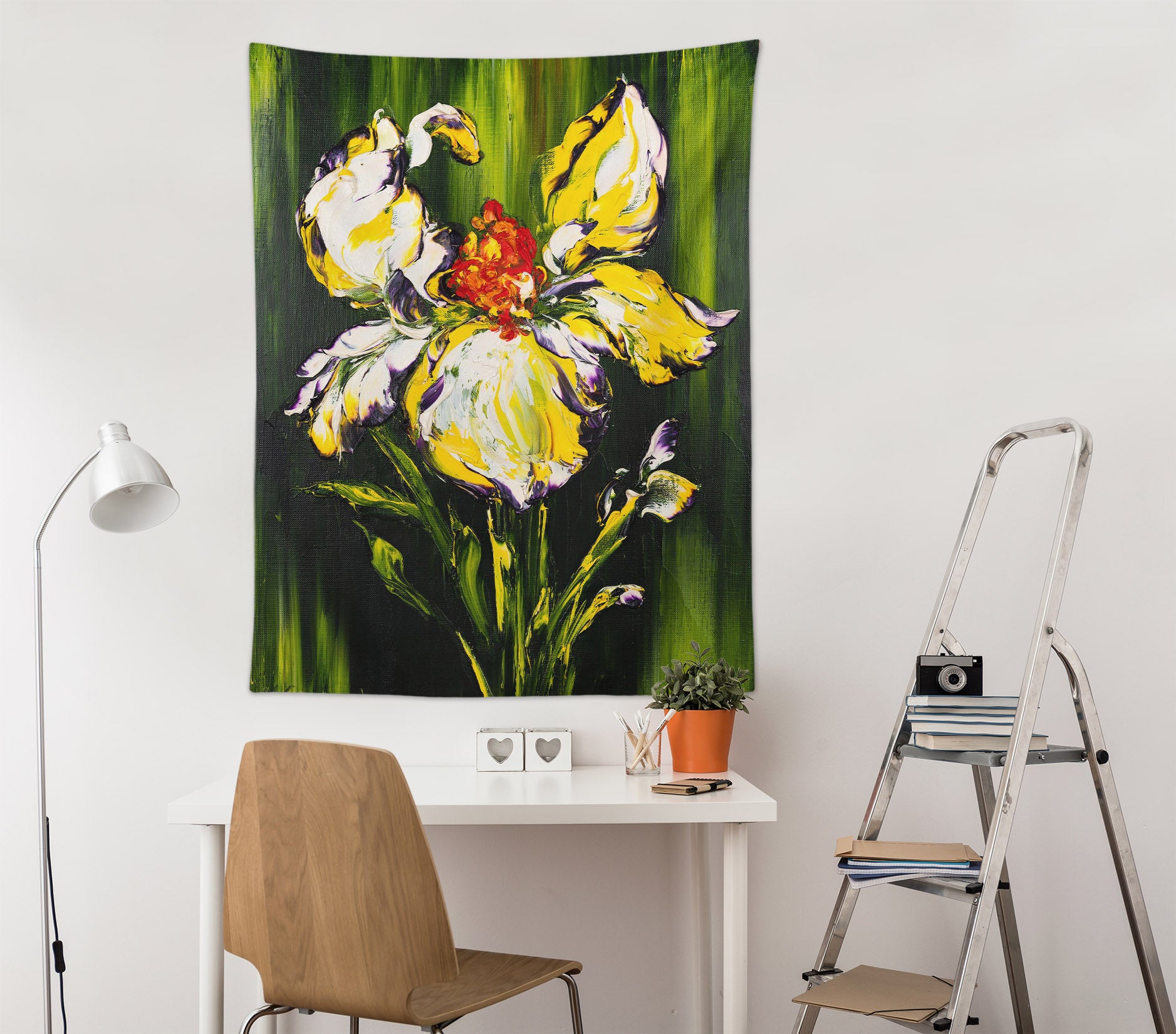 3D Yellow Flower 3699 Skromova Marina Tapestry Hanging Cloth Hang