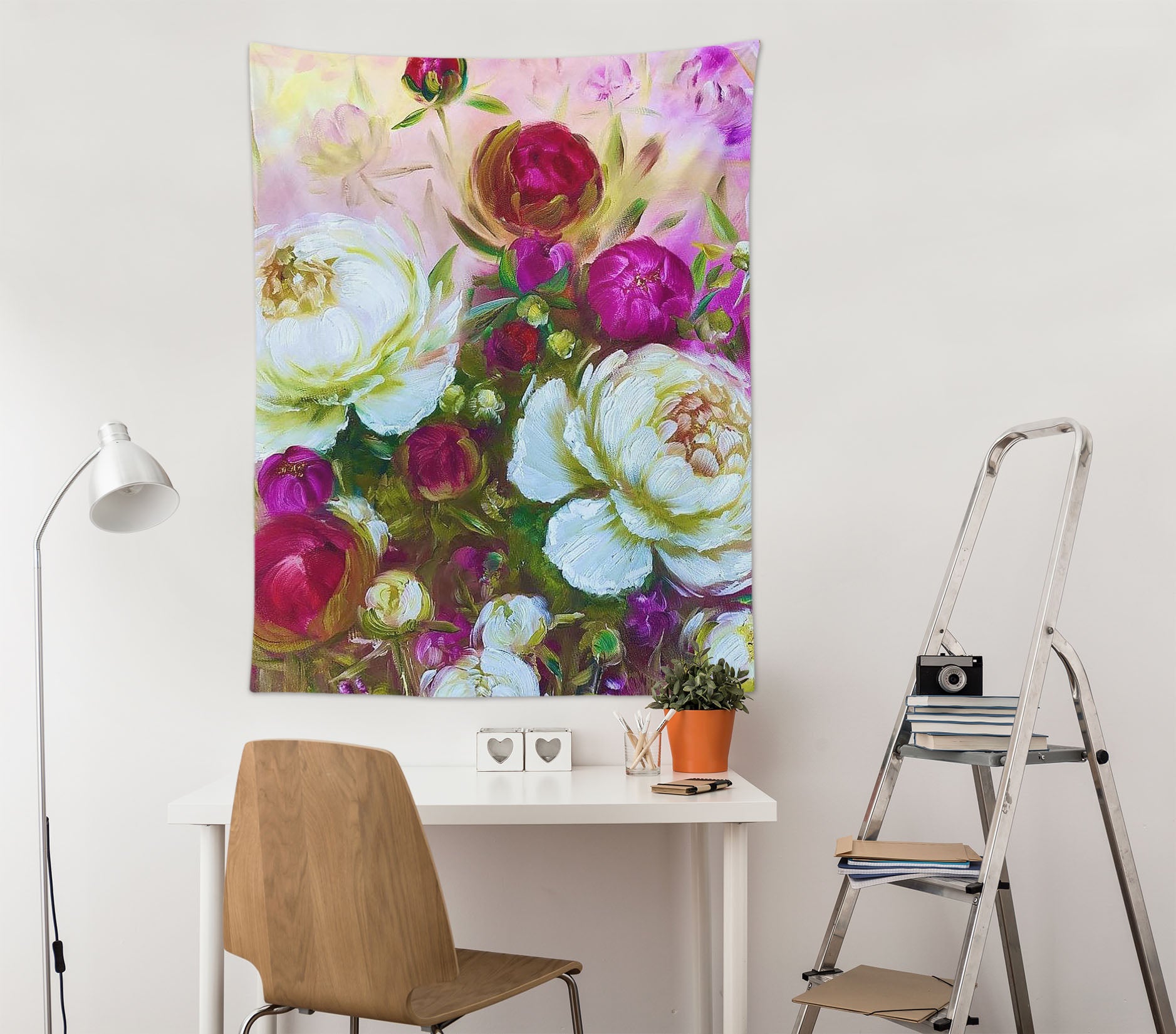 3D Purple Flower 3719 Skromova Marina Tapestry Hanging Cloth Hang