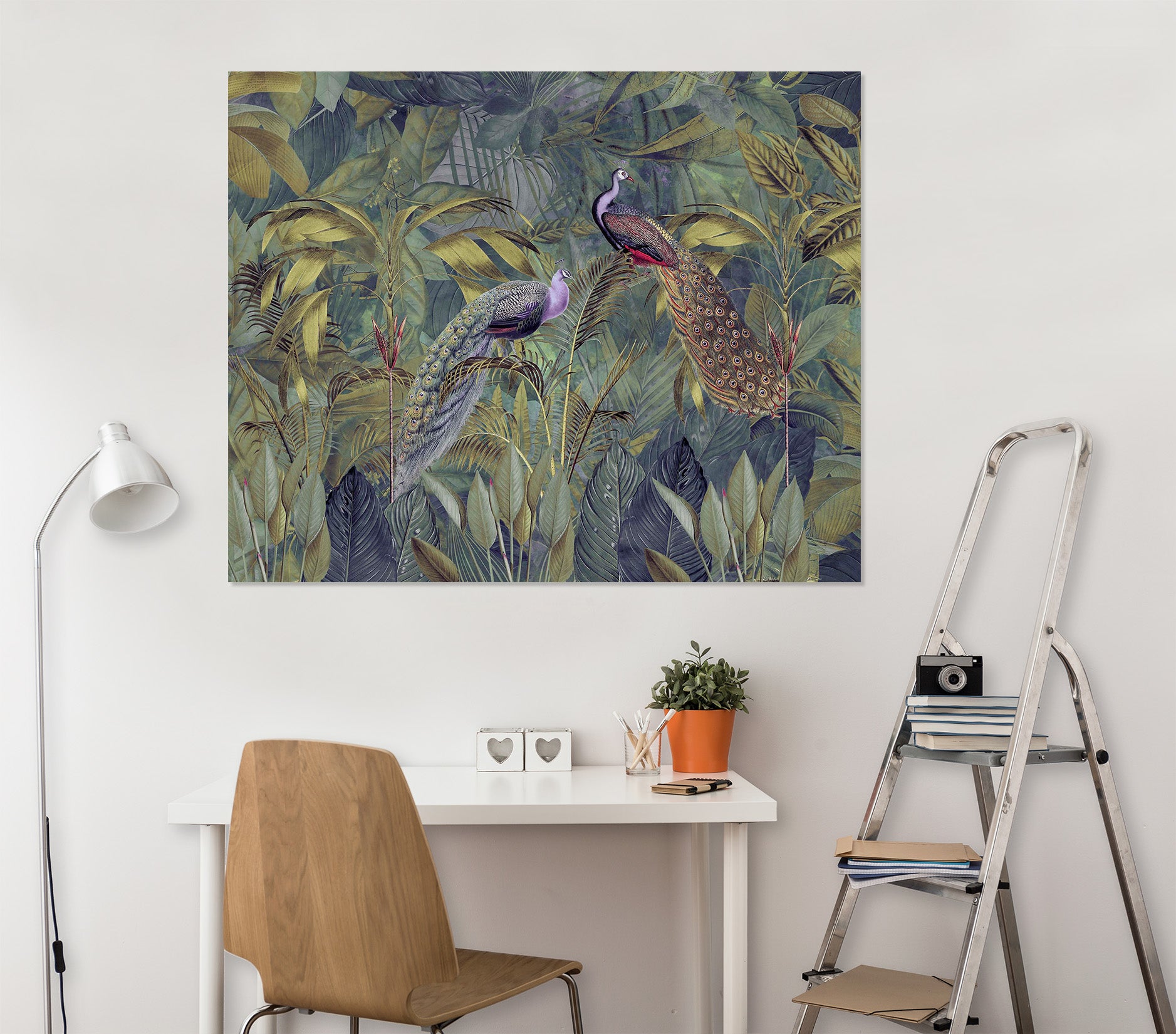 3D Cute Peacock 114 Andrea haase Wall Sticker