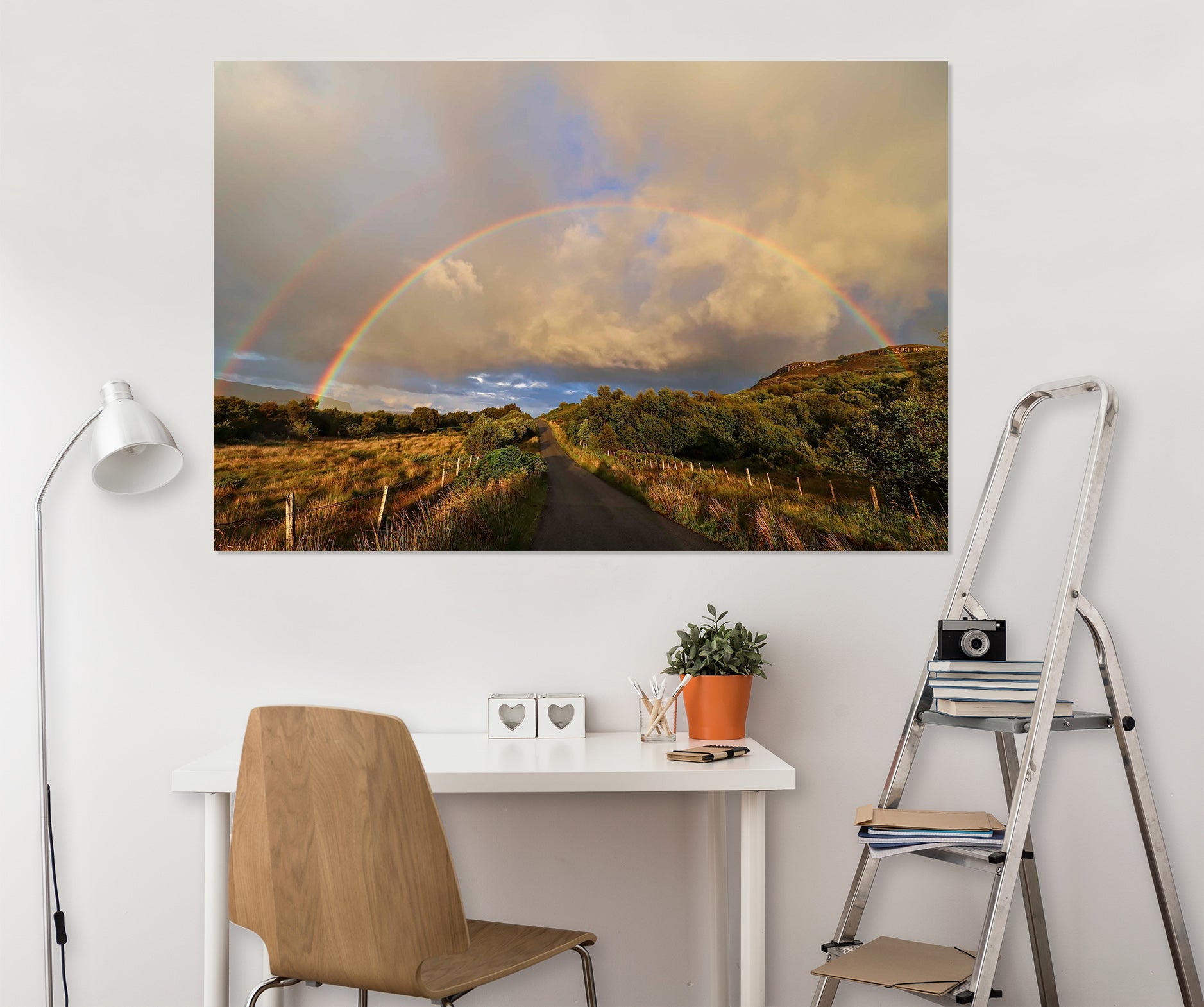 3D Rainbow Highway 119 Jerry LoFaro Wall Sticker