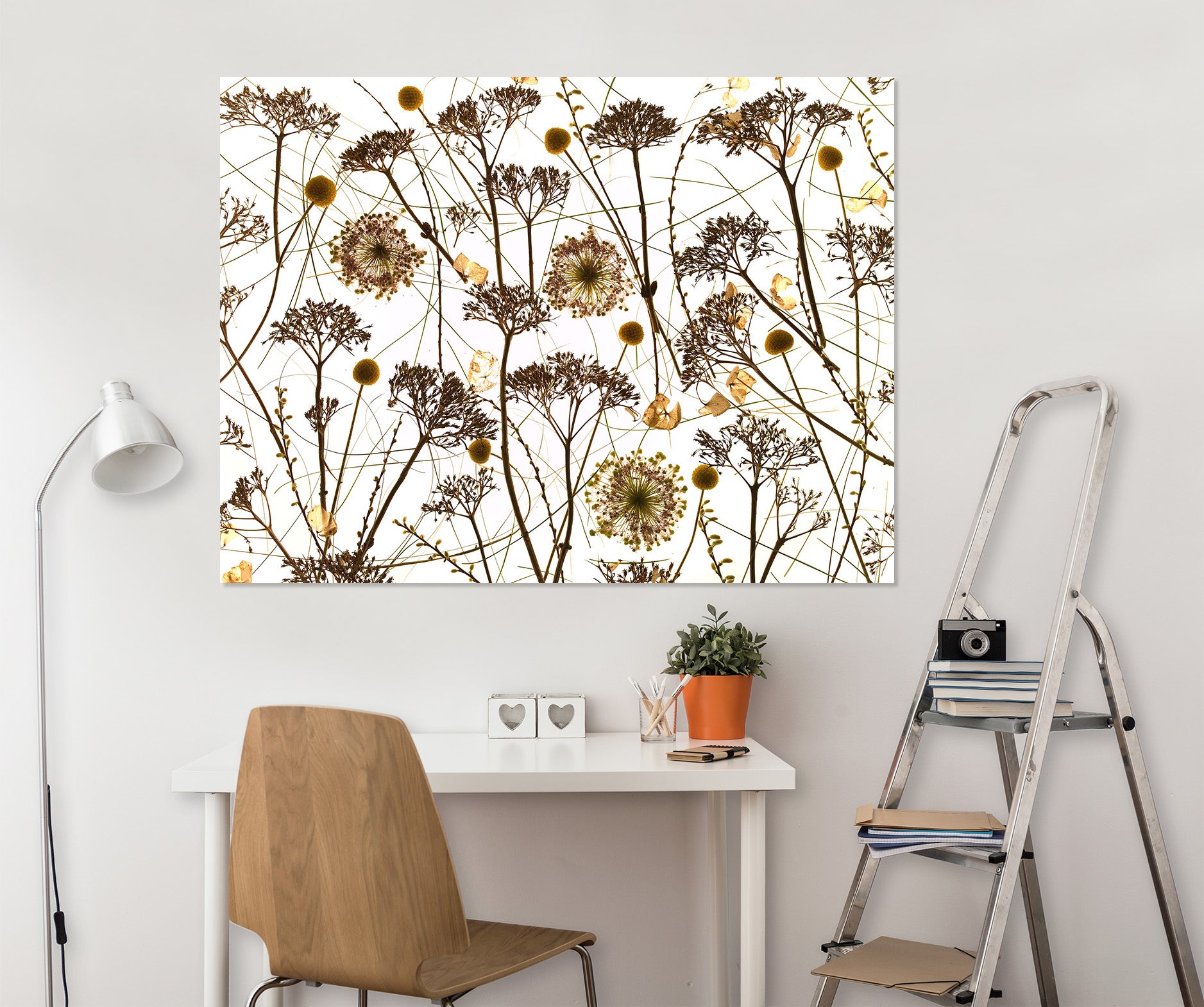 3D Dead Flower 015 Assaf Frank Wall Sticker