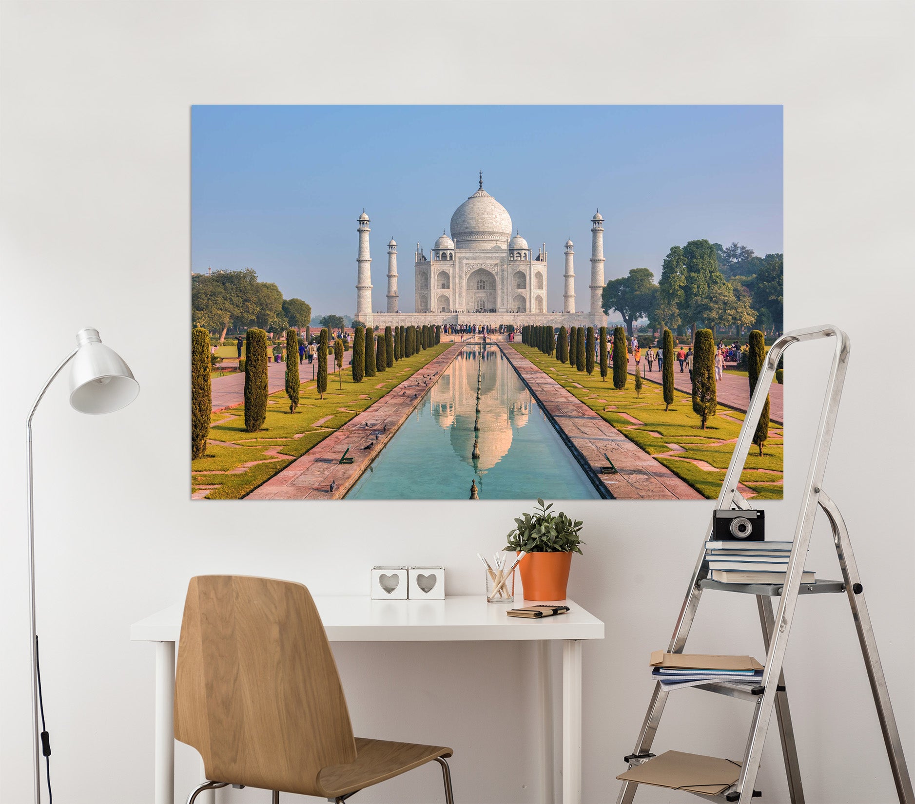 3D White Castle 207 Marco Carmassi Wall Sticker