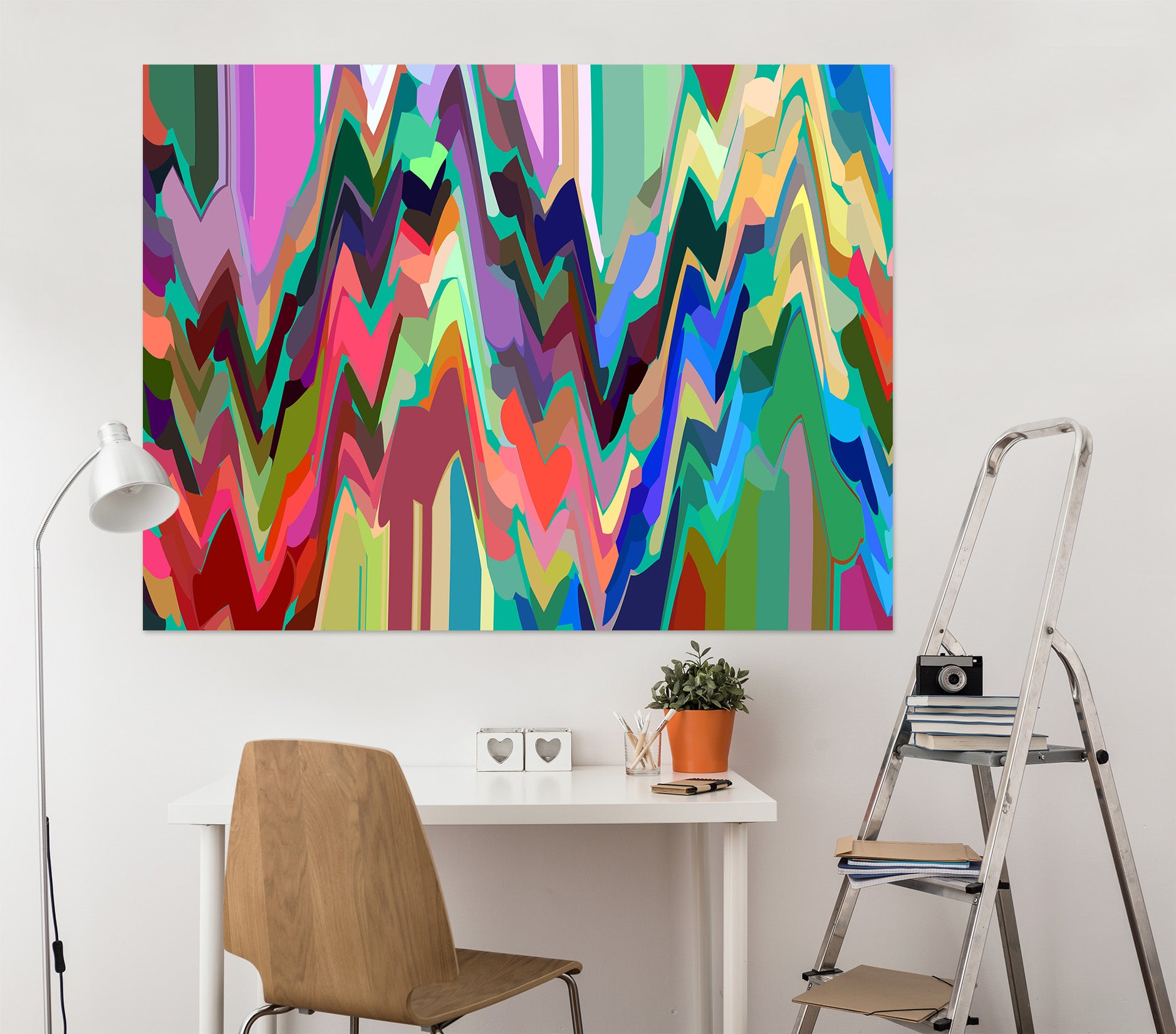 3D Colored Trees 71122 Shandra Smith Wall Sticker