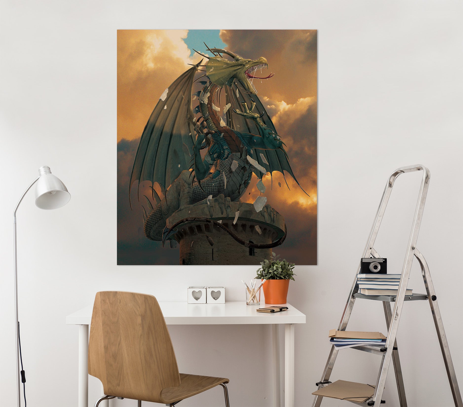 3D The Awakening 078 Vincent Hie Wall Sticker