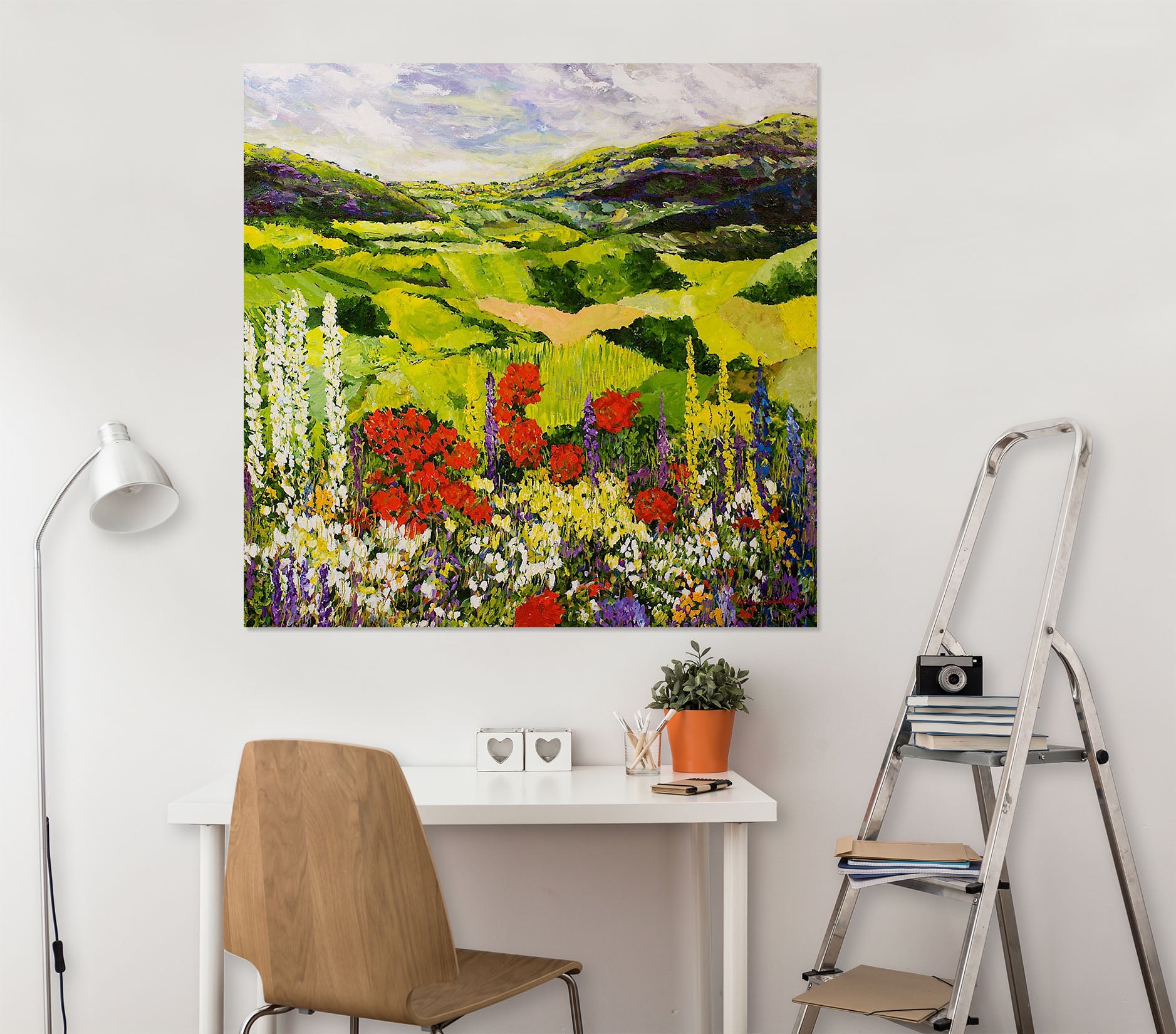 3D Meadow Lark 172 Allan P. Friedlander Wall Sticker