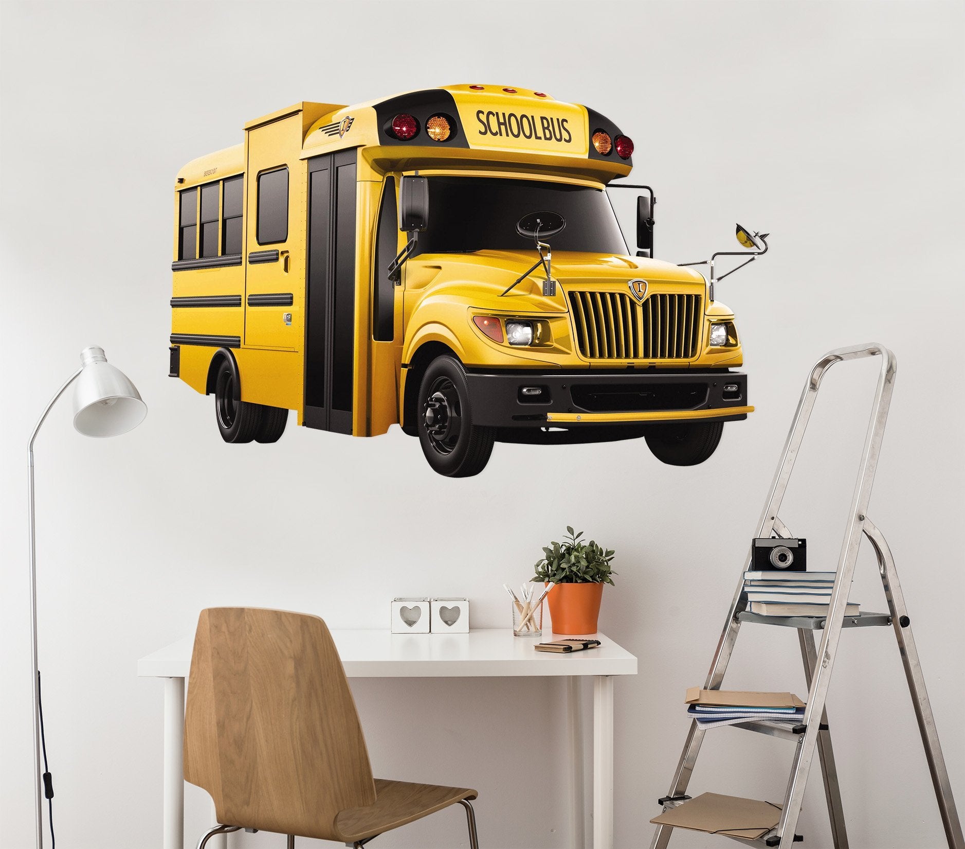 3D School Bus 0007 Vehicles Wallpaper AJ Wallpaper