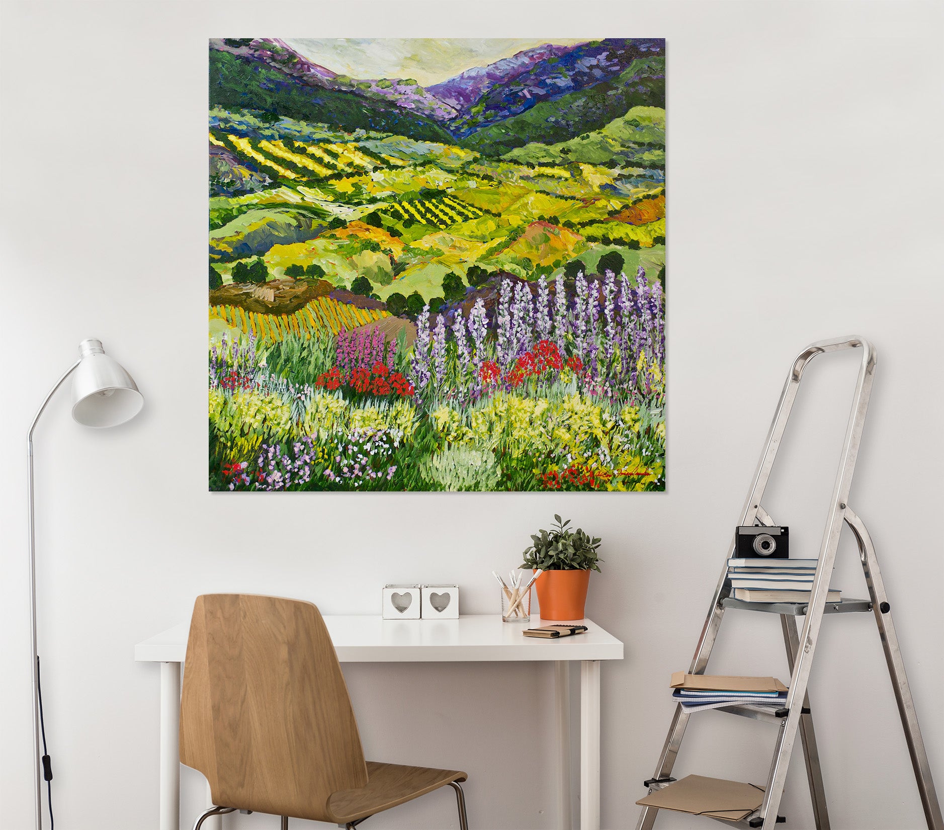 3D Wildflower Valley 170 Allan P. Friedlander Wall Sticker