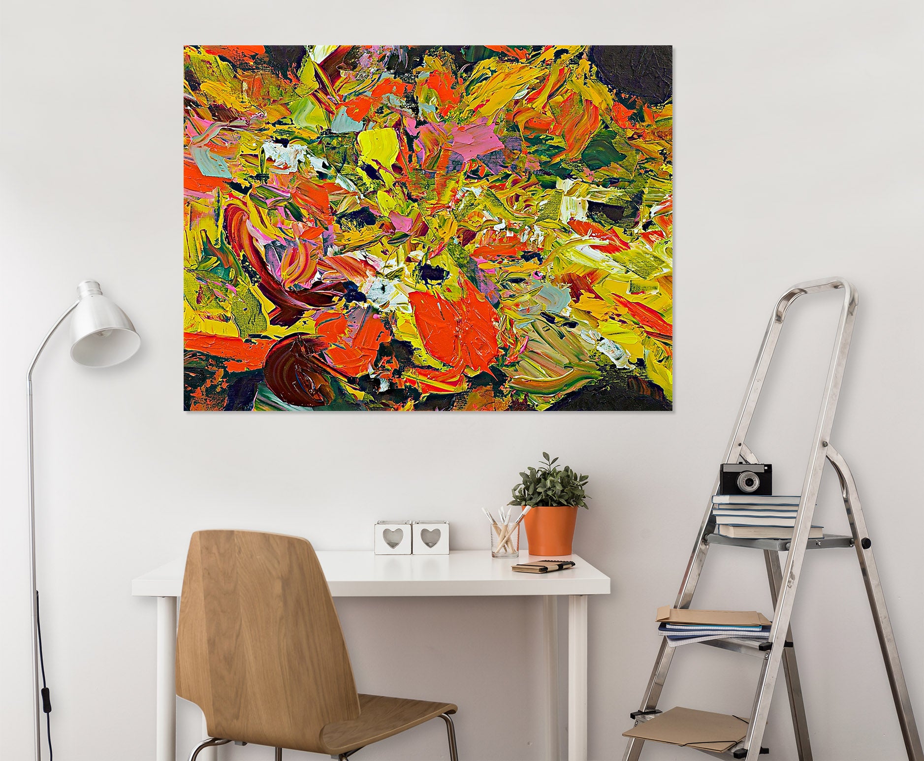 3D Painted Garden 008 Allan P. Friedlander Wall Sticker