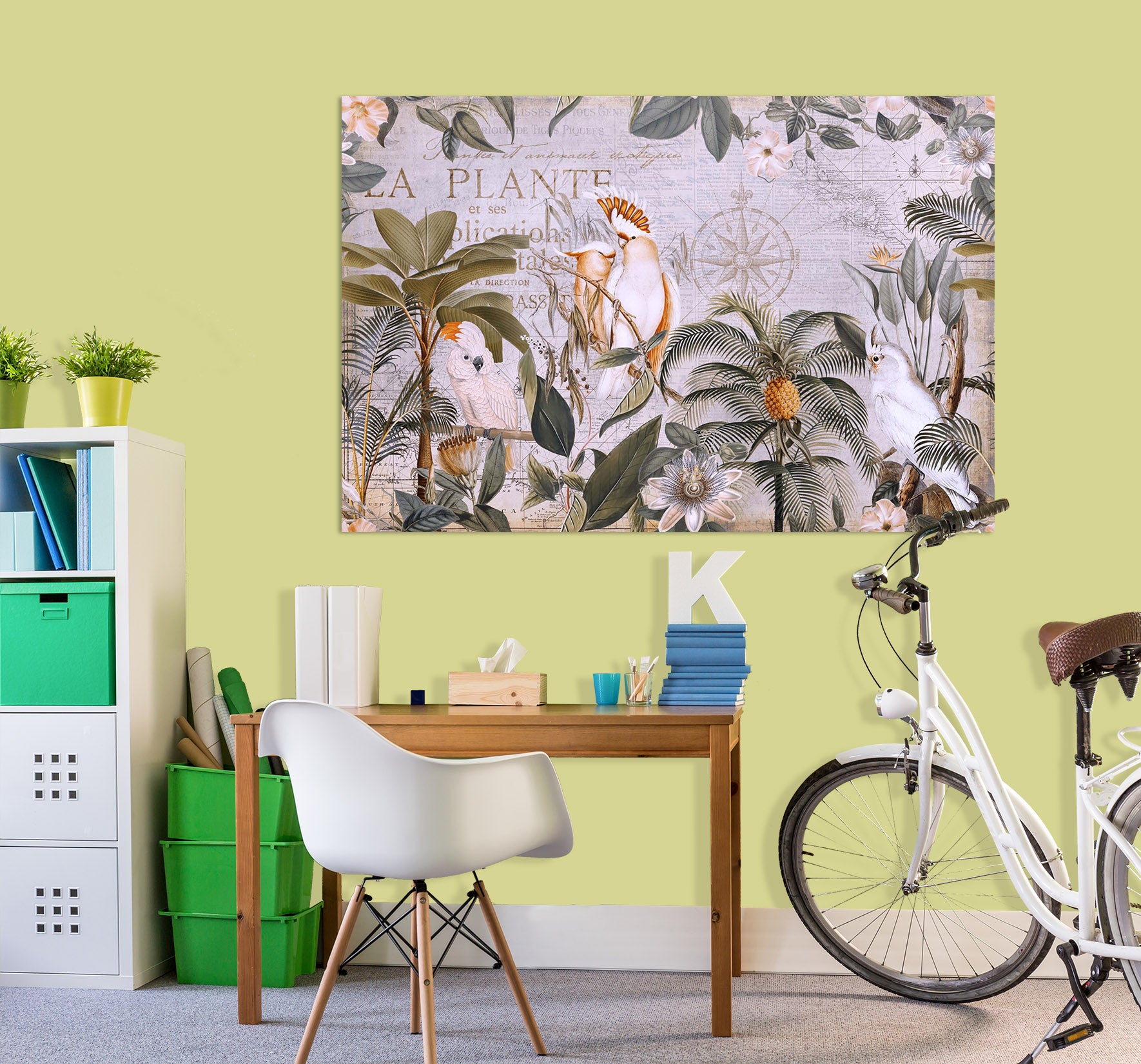 3D Parrot Friend 043 Andrea haase Wall Sticker