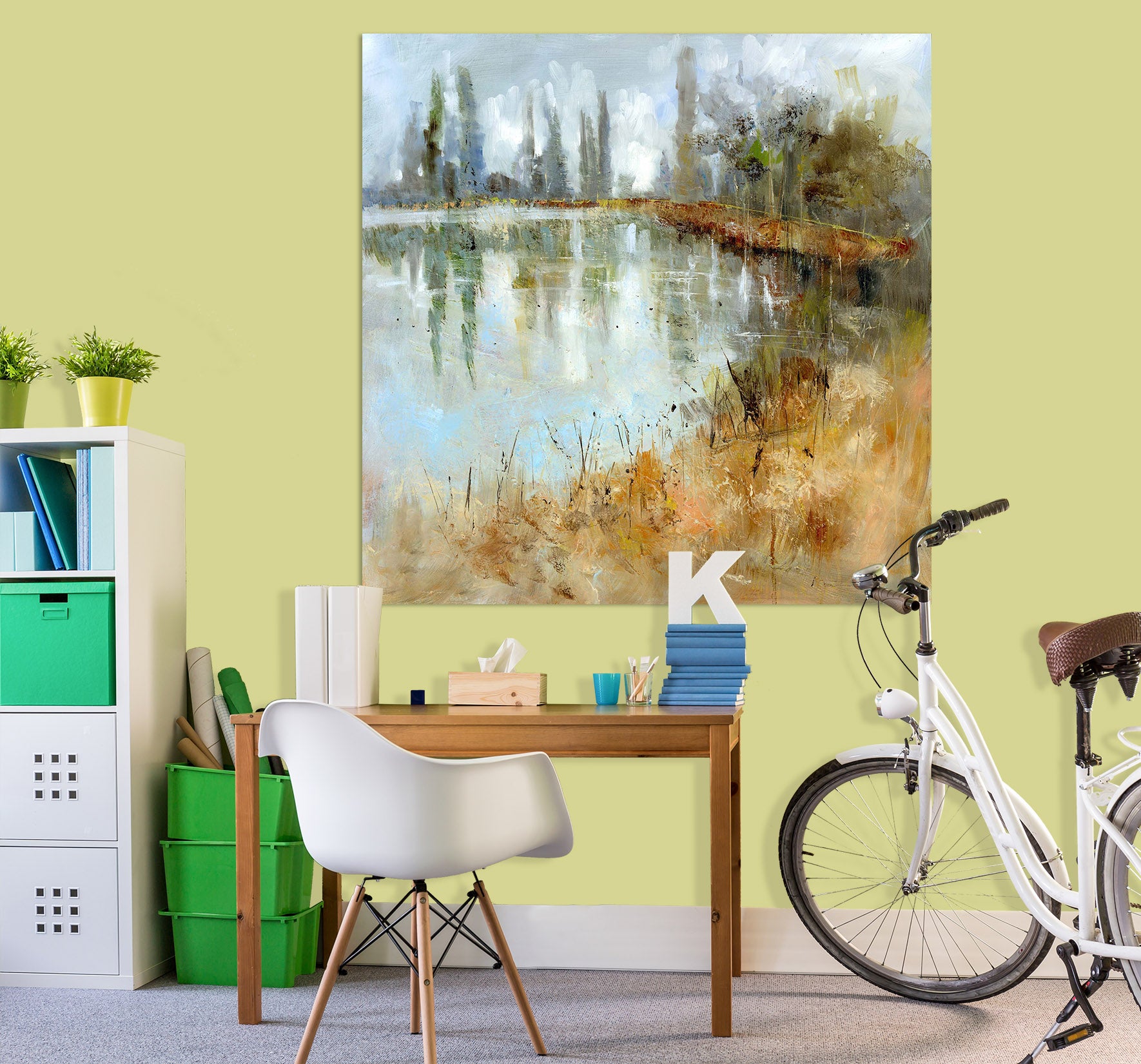 3D Fish Pond Path 013 Anne Farrall Doyle Wall Sticker