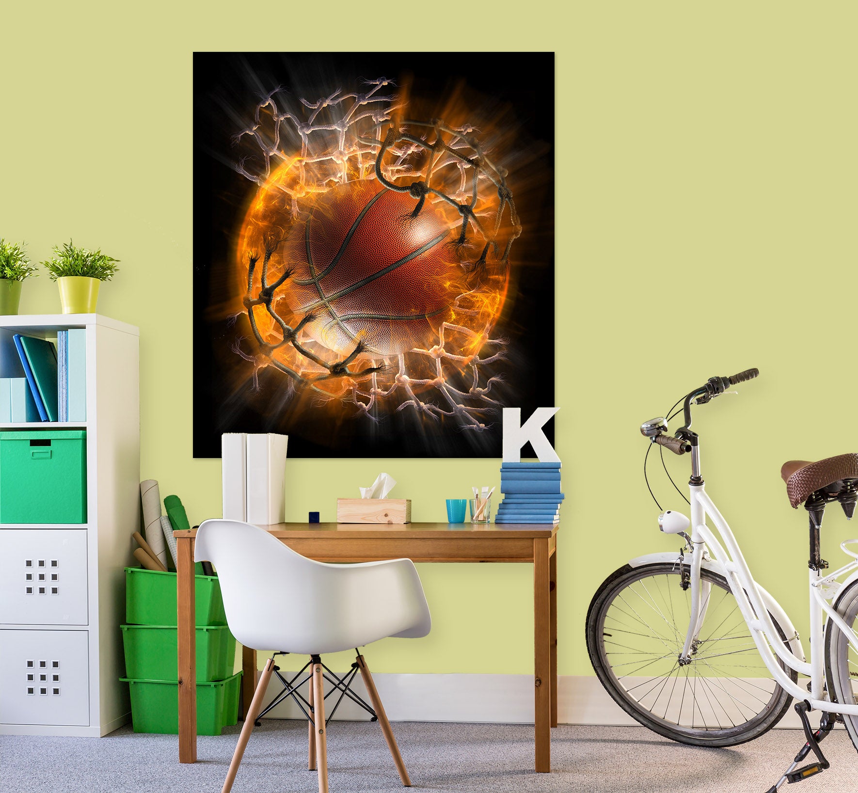 3D Magic Basketball 63563 Tom Wood Wall Sticker