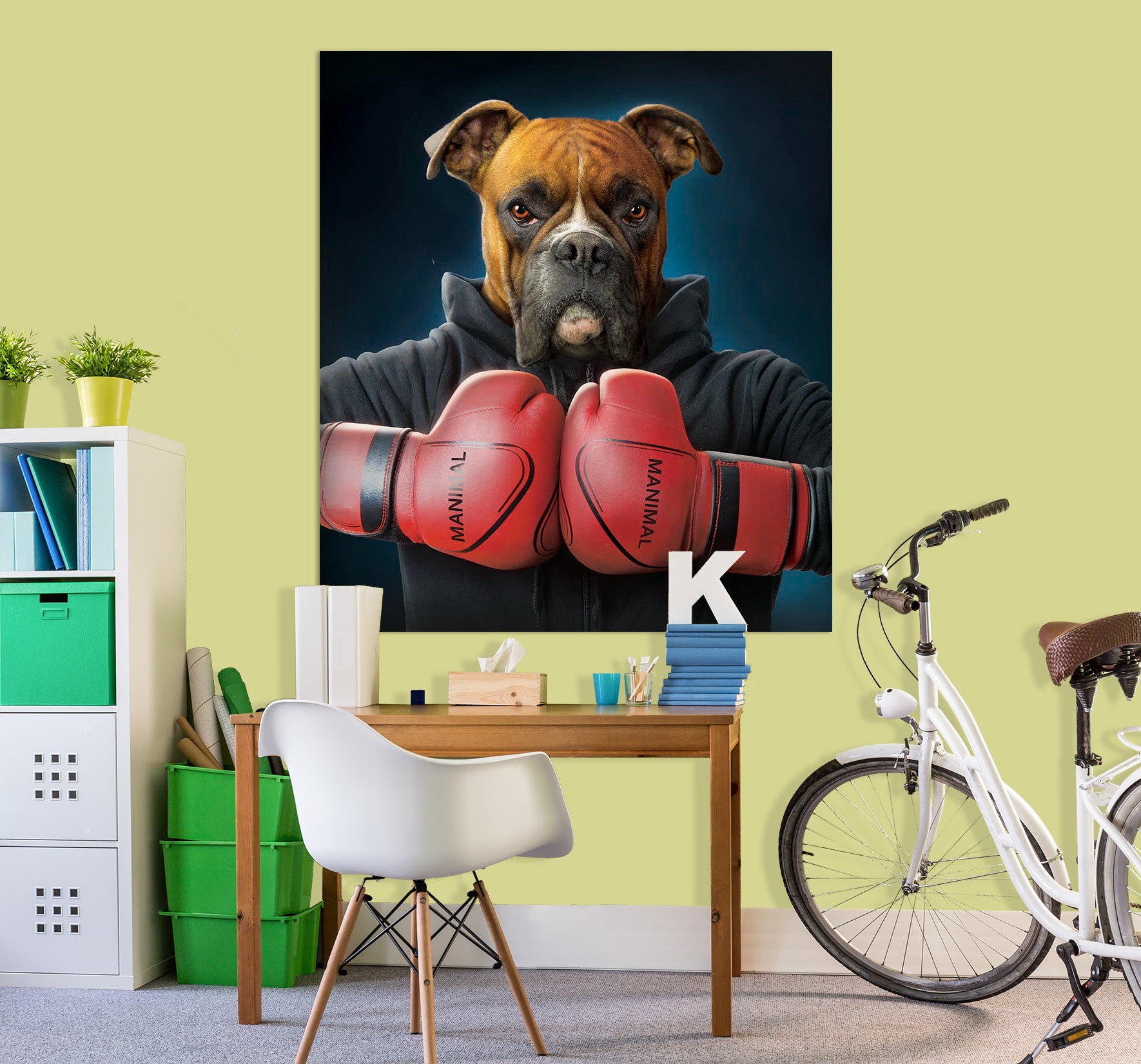 3D Boxer 016 Vincent Hie Wall Sticker