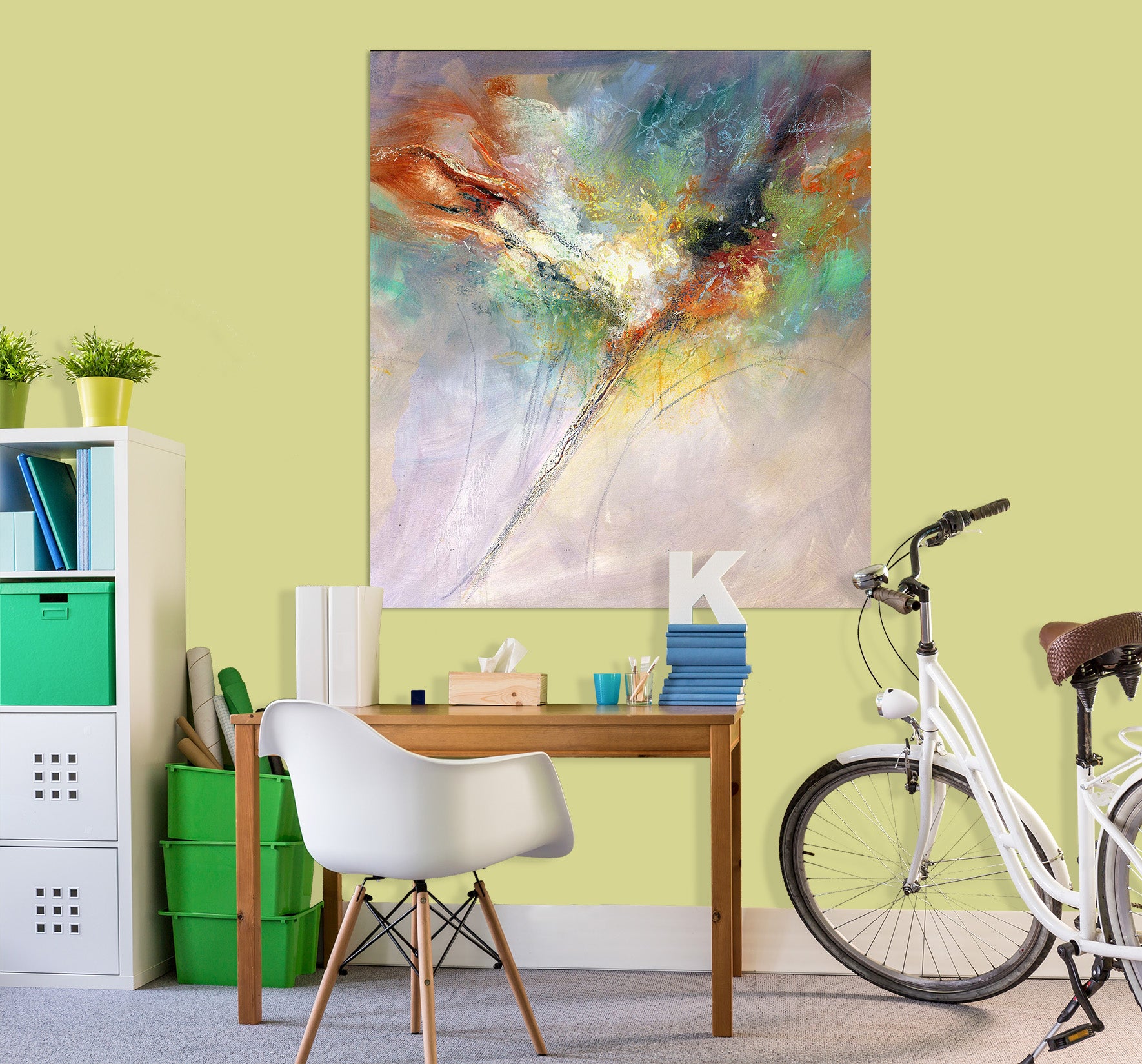 3D Color Graffiti 006 Anne Farrall Doyle Wall Sticker