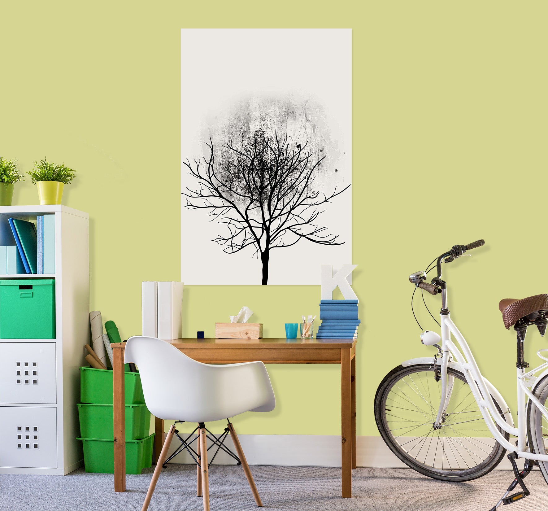 3D Dead Tree 033 Boris Draschoff Wall Sticker