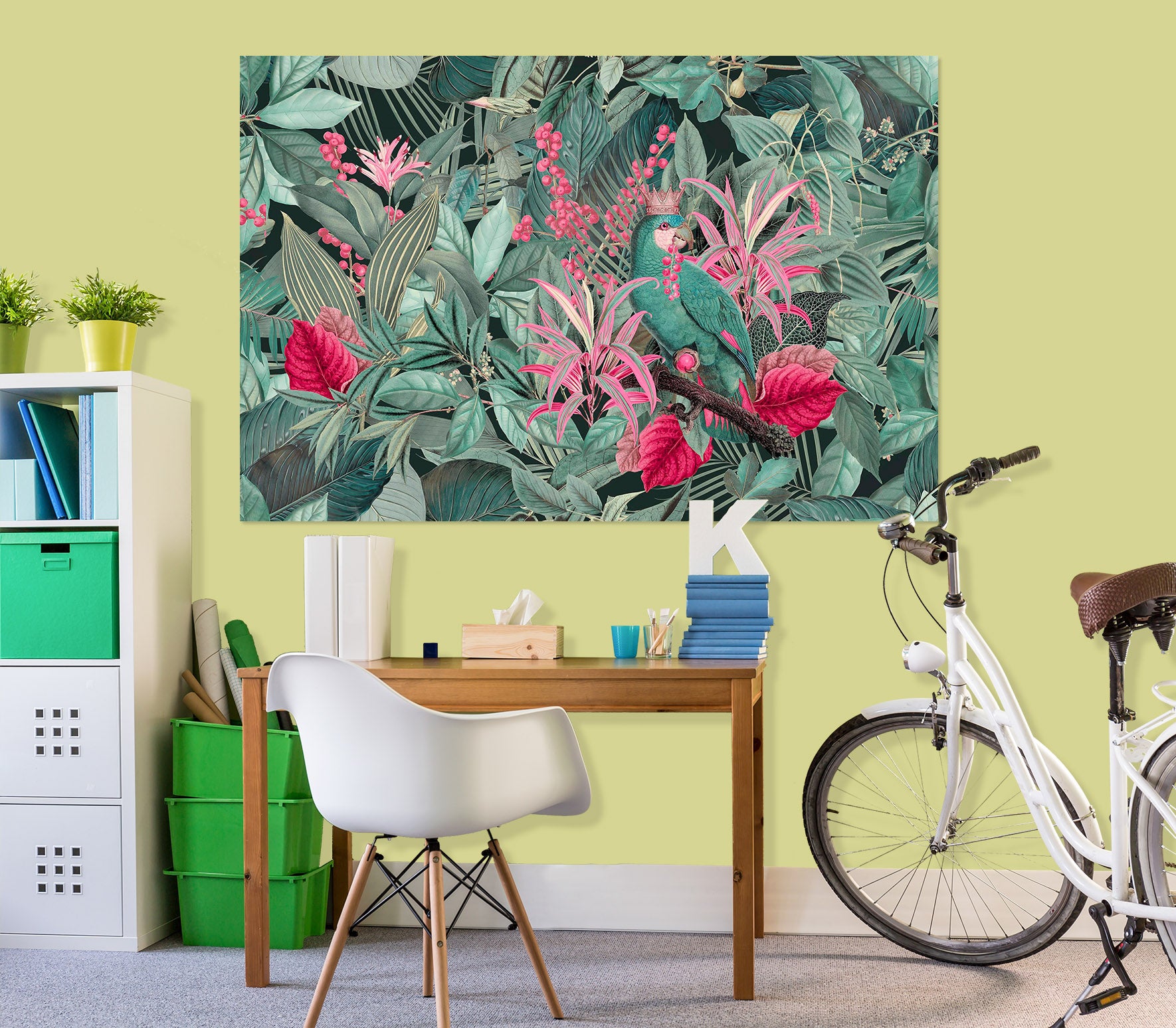 3D Safflower 103 Andrea haase Wall Sticker