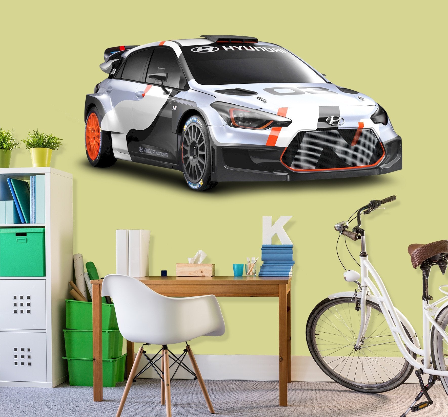 3D Modern White 0310 Vehicles Wallpaper AJ Wallpaper